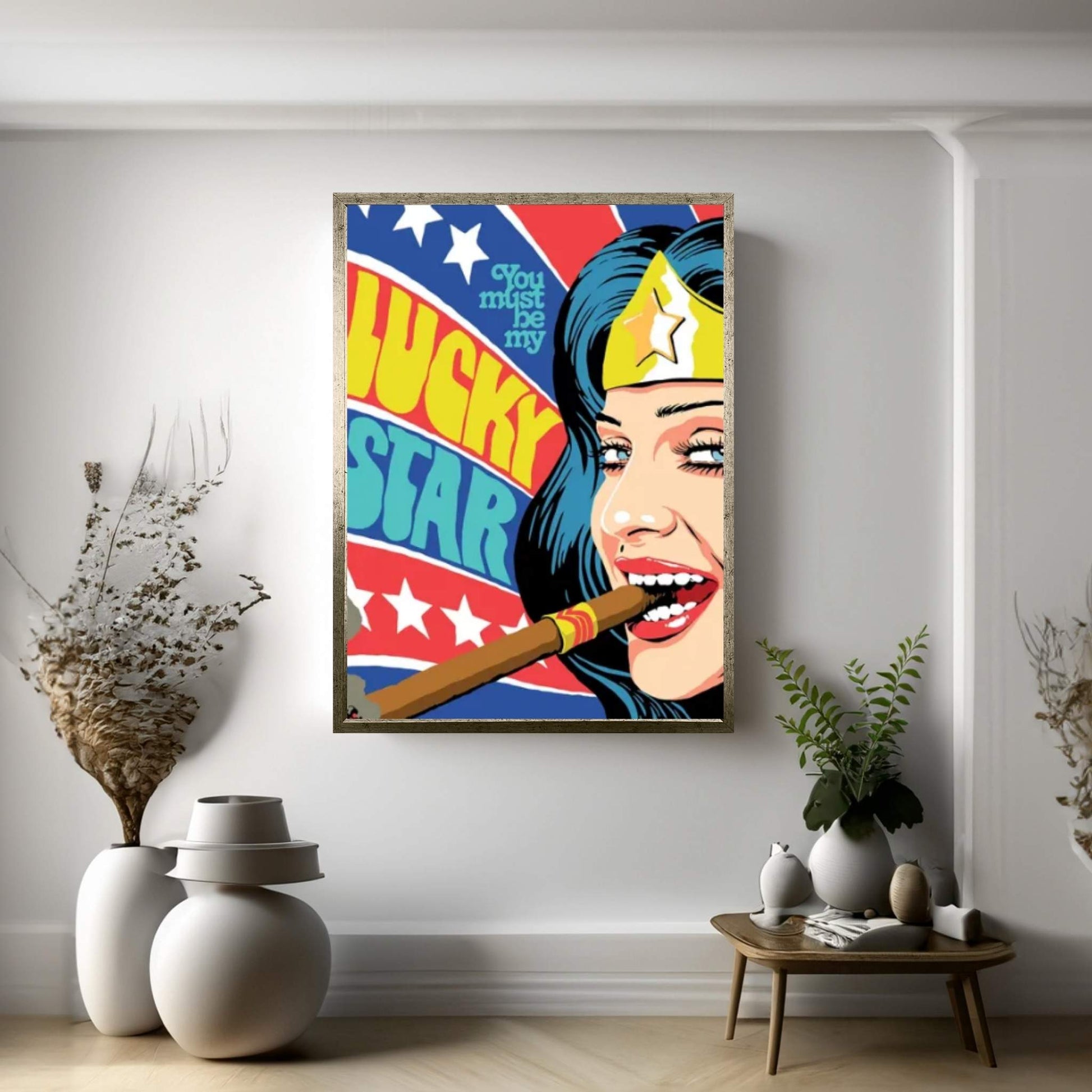 The Star Canvas Wall Art - Y Canvas