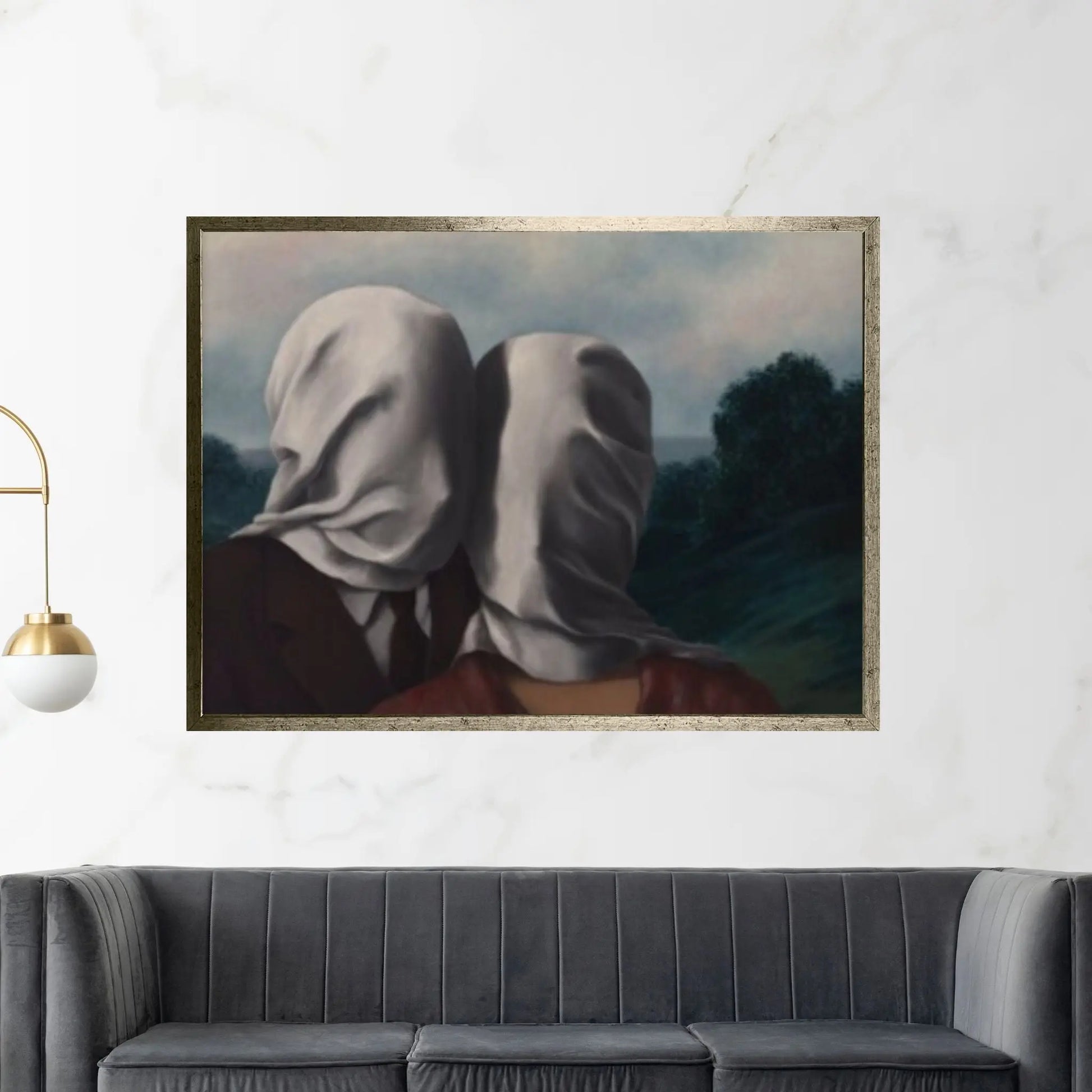 Rene Magritte Canvas Wall Art Poster, Not to be Reproduced Wall Decor Print, Rene Magritte Canvas - Y Canvas