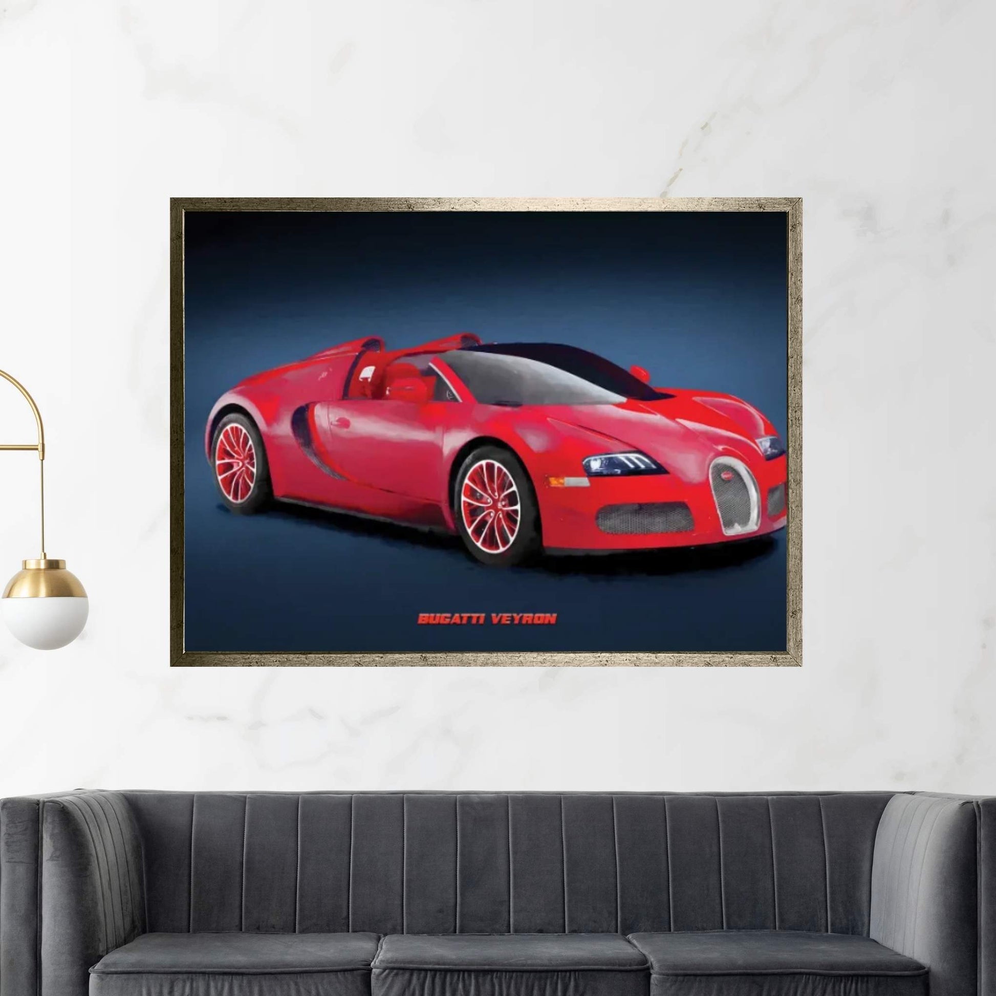 Bugatti Veyron III Canvas Wall Art - Y Canvas