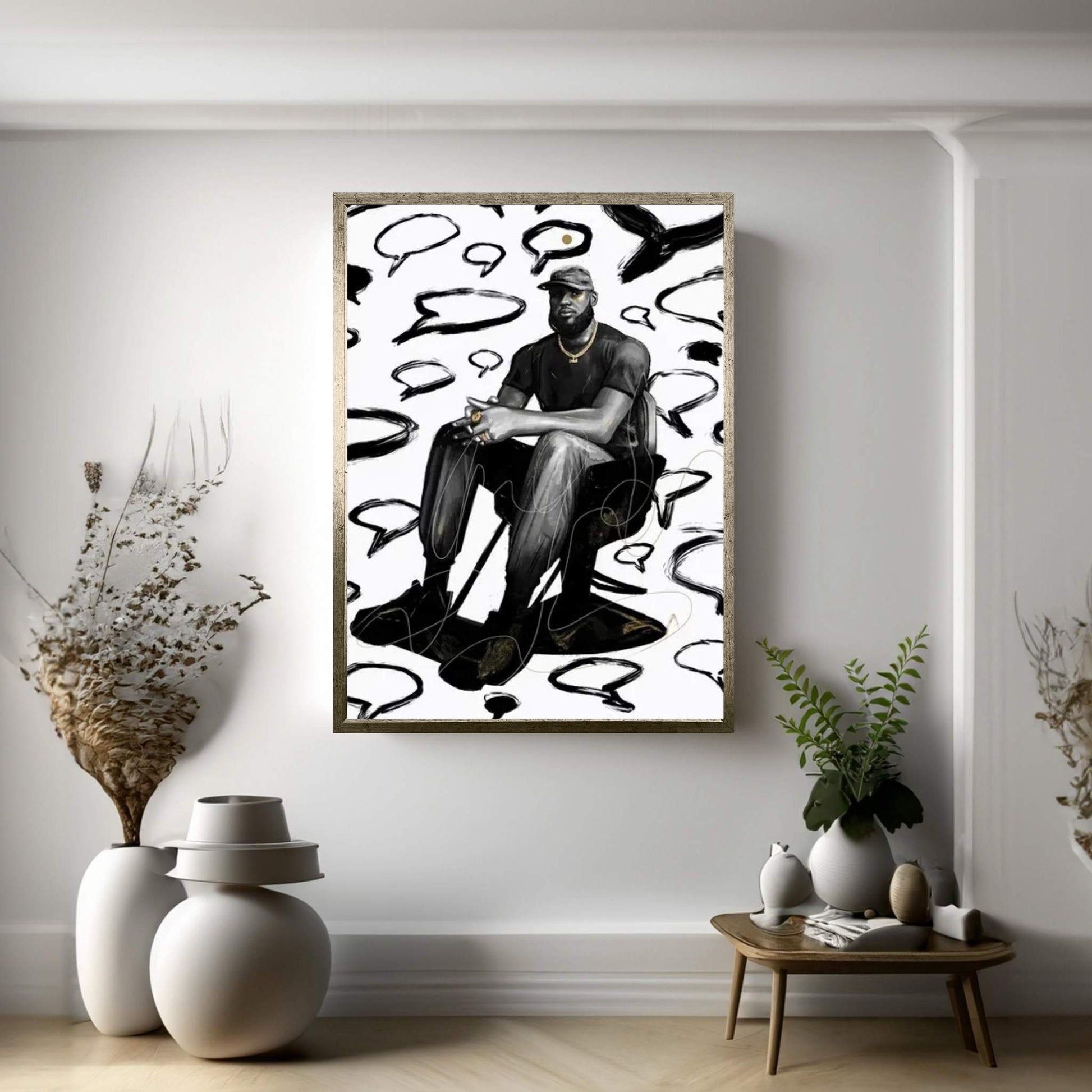Shop Talk Canvas Wall Art - Y Canvas