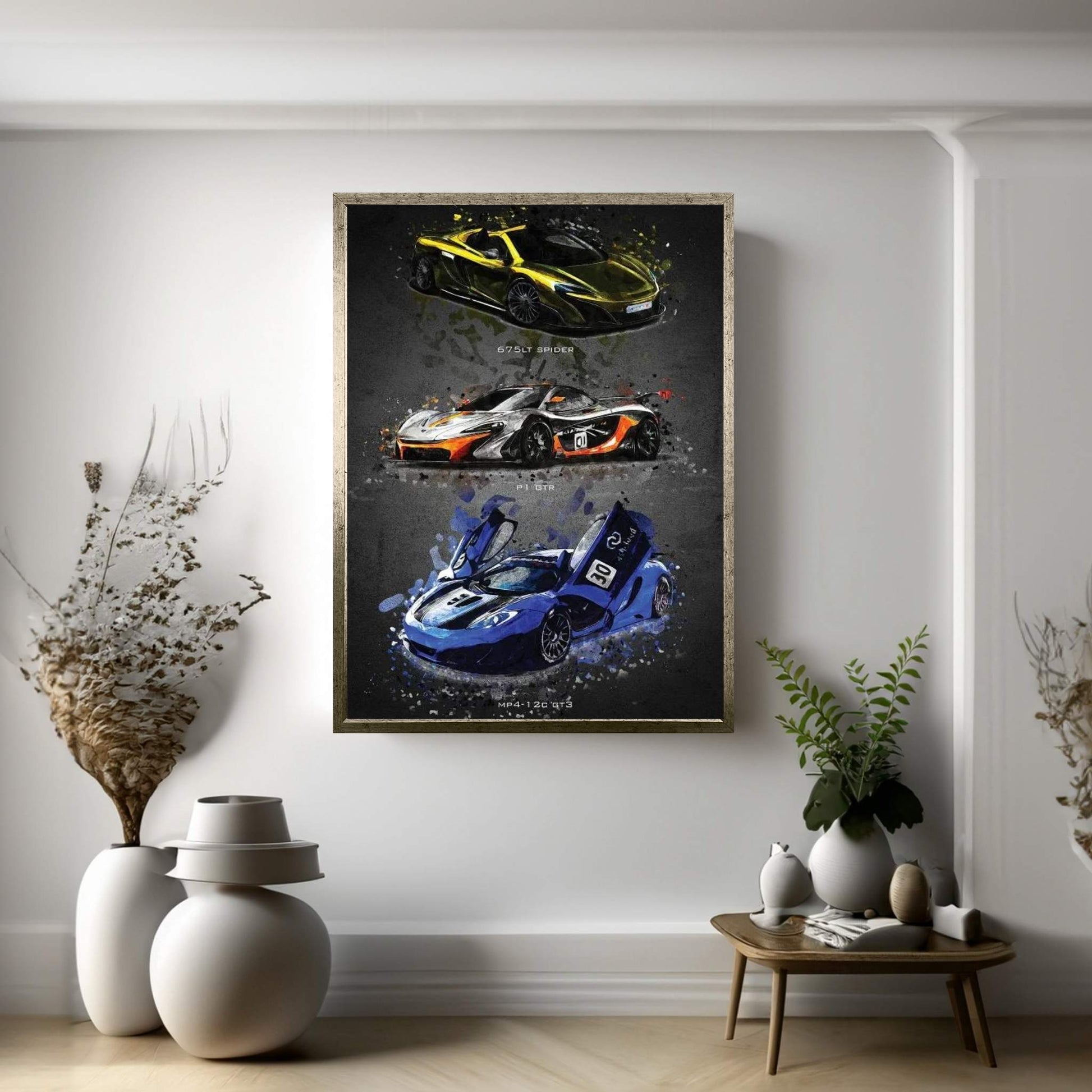 Mclaren2 Canvas Wall Art - Y Canvas