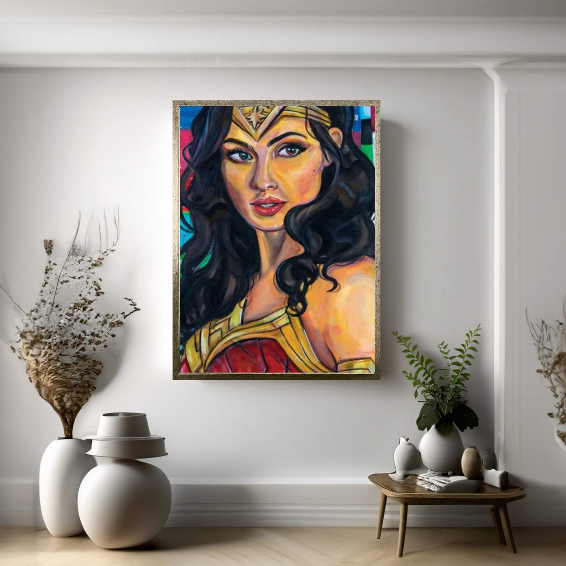 Wonder Woman Canvas Wall Art - Y Canvas