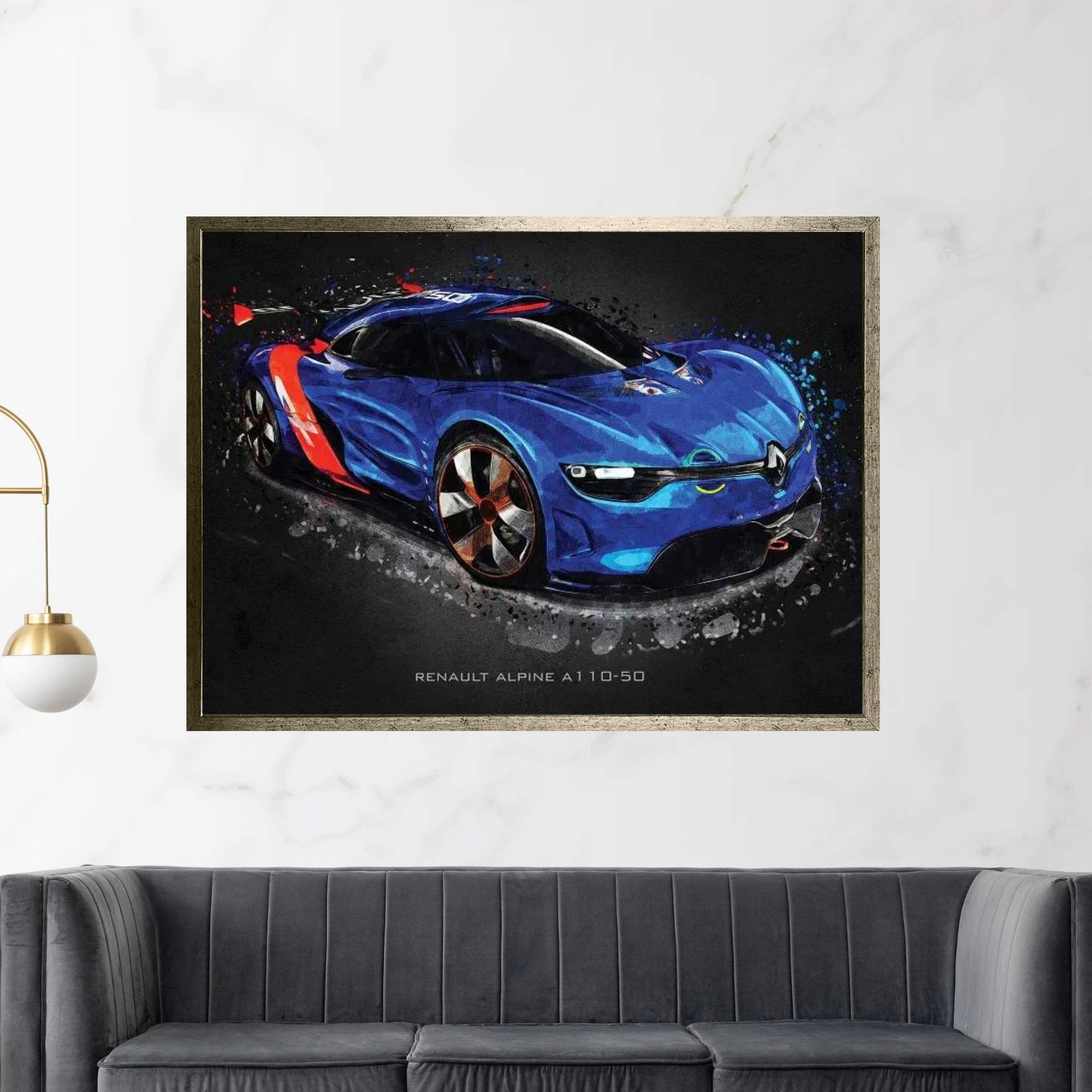 Renault Alpine A110-50 Canvas Wall Art - Y Canvas