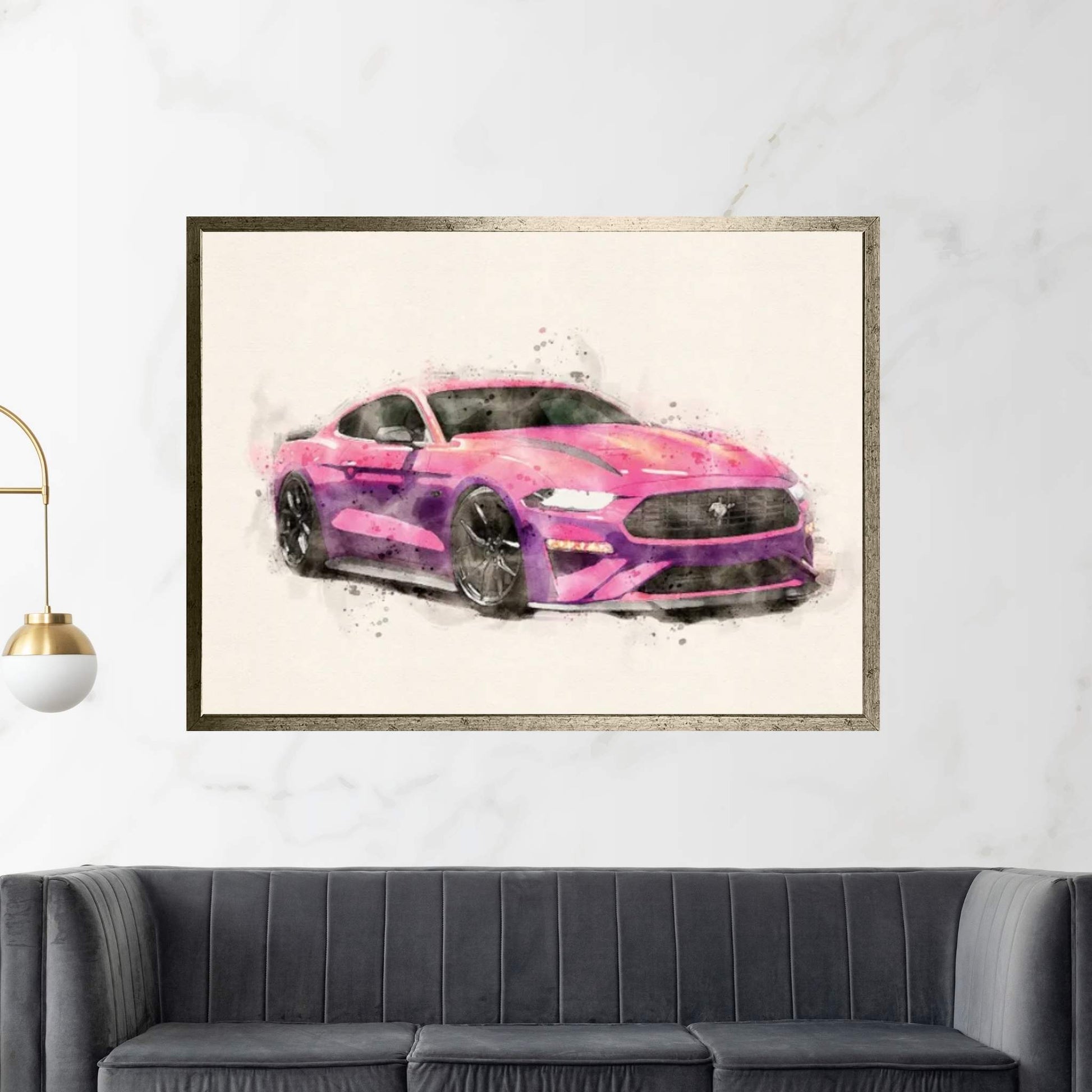 Ford Mustang St MMXX Canvas Wall Art - Y Canvas