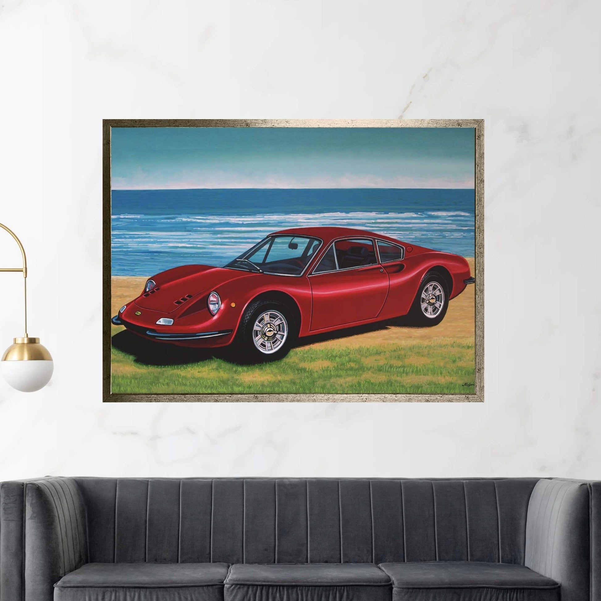 Ferrari Dino Canvas Wall Art - Y Canvas