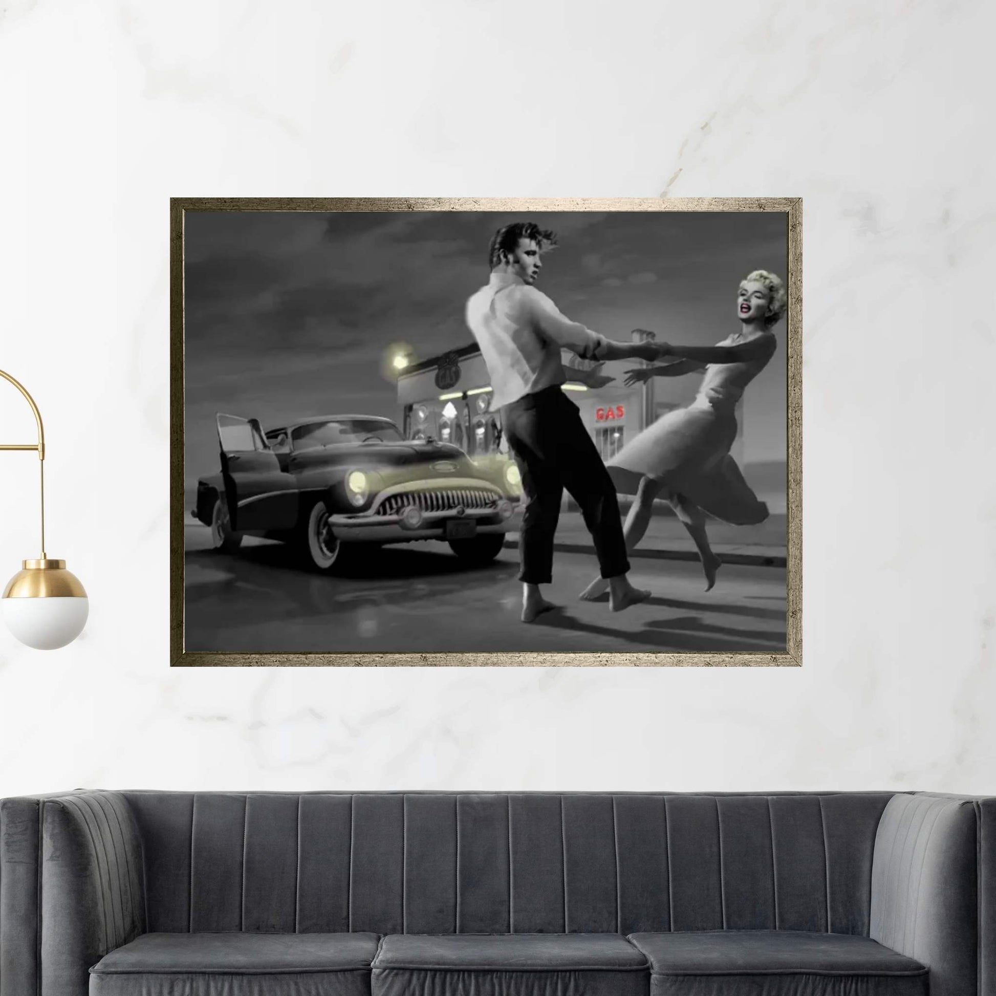 Rendezvous II Canvas Wall Art - Y Canvas
