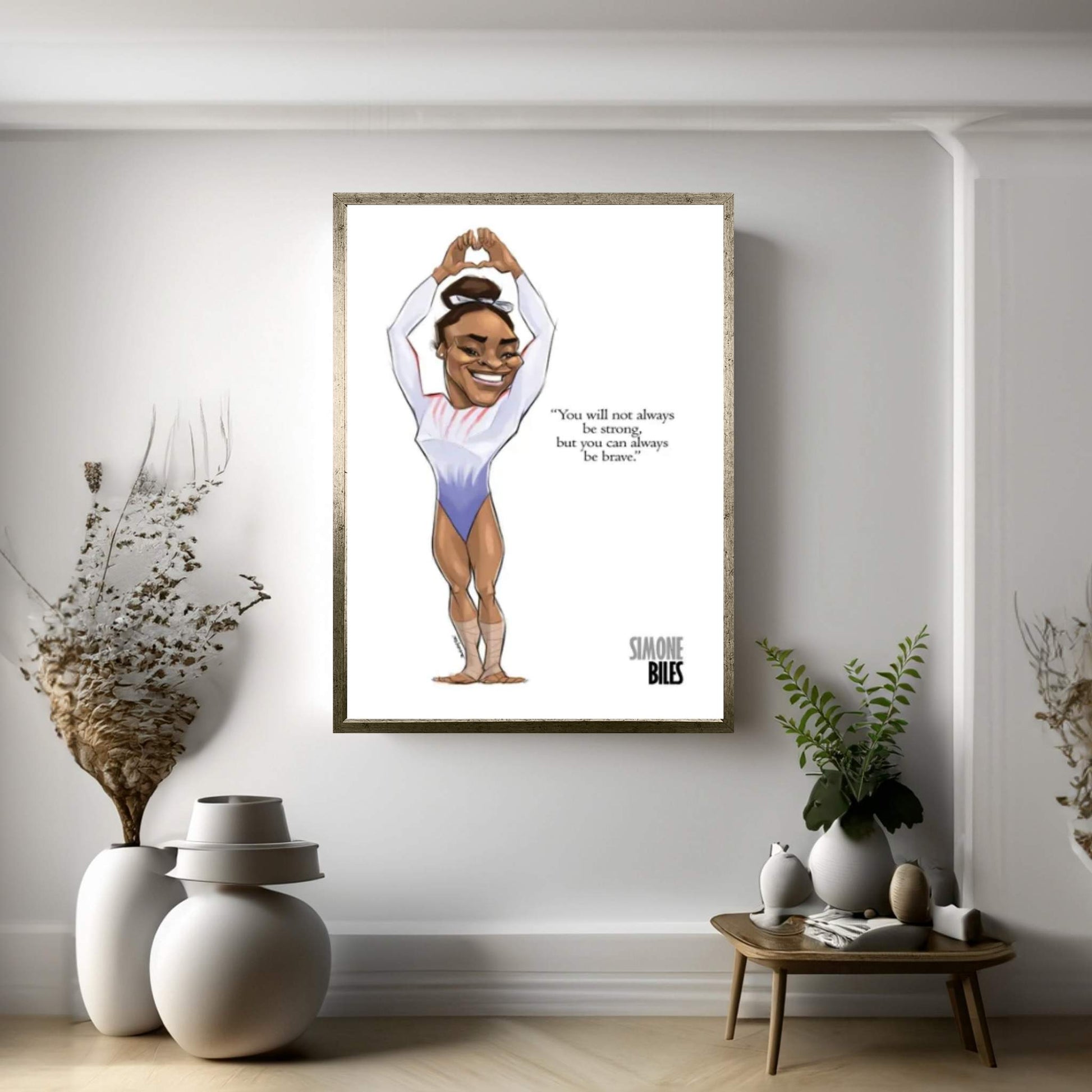 Simone Biles Canvas Wall Art - Y Canvas