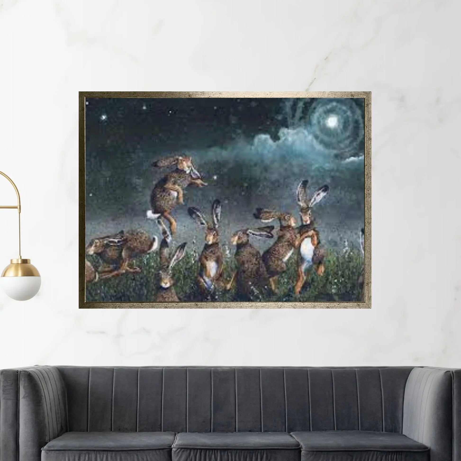 Moondance Canvas Wall Art - Y Canvas