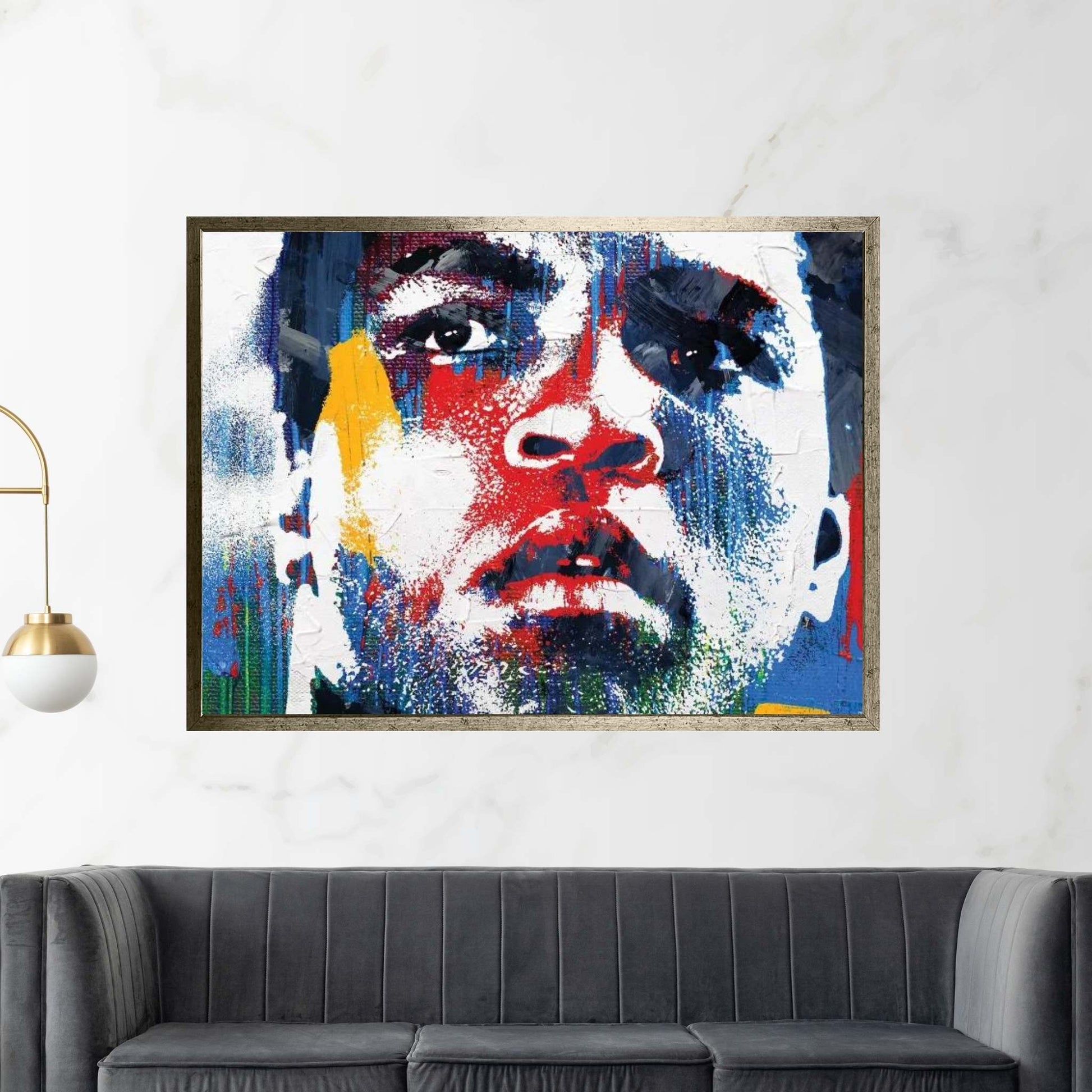 Mohammad Ali Canvas Wall Art - Y Canvas