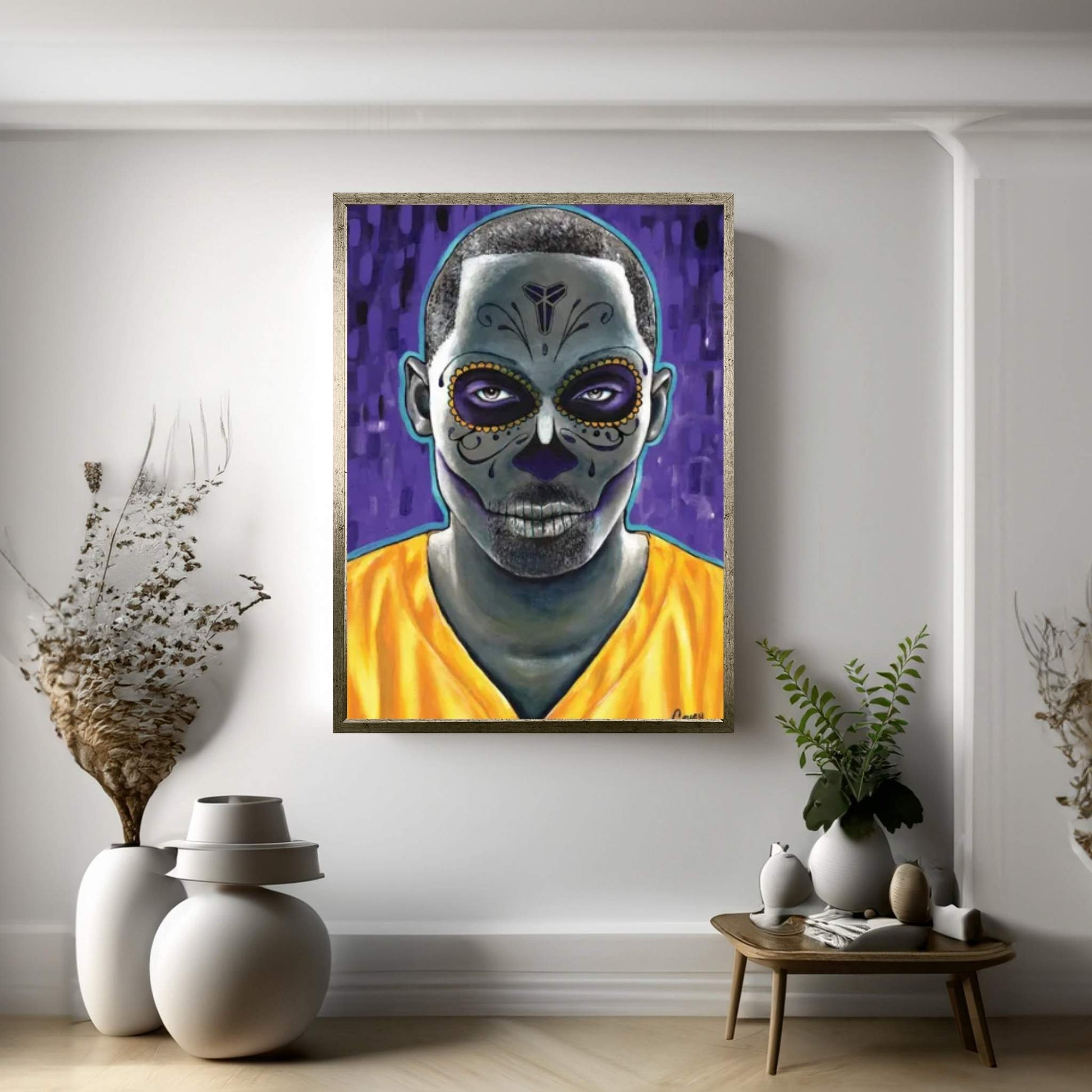Mamba De Los Lakers Canvas Wall Art - Y Canvas
