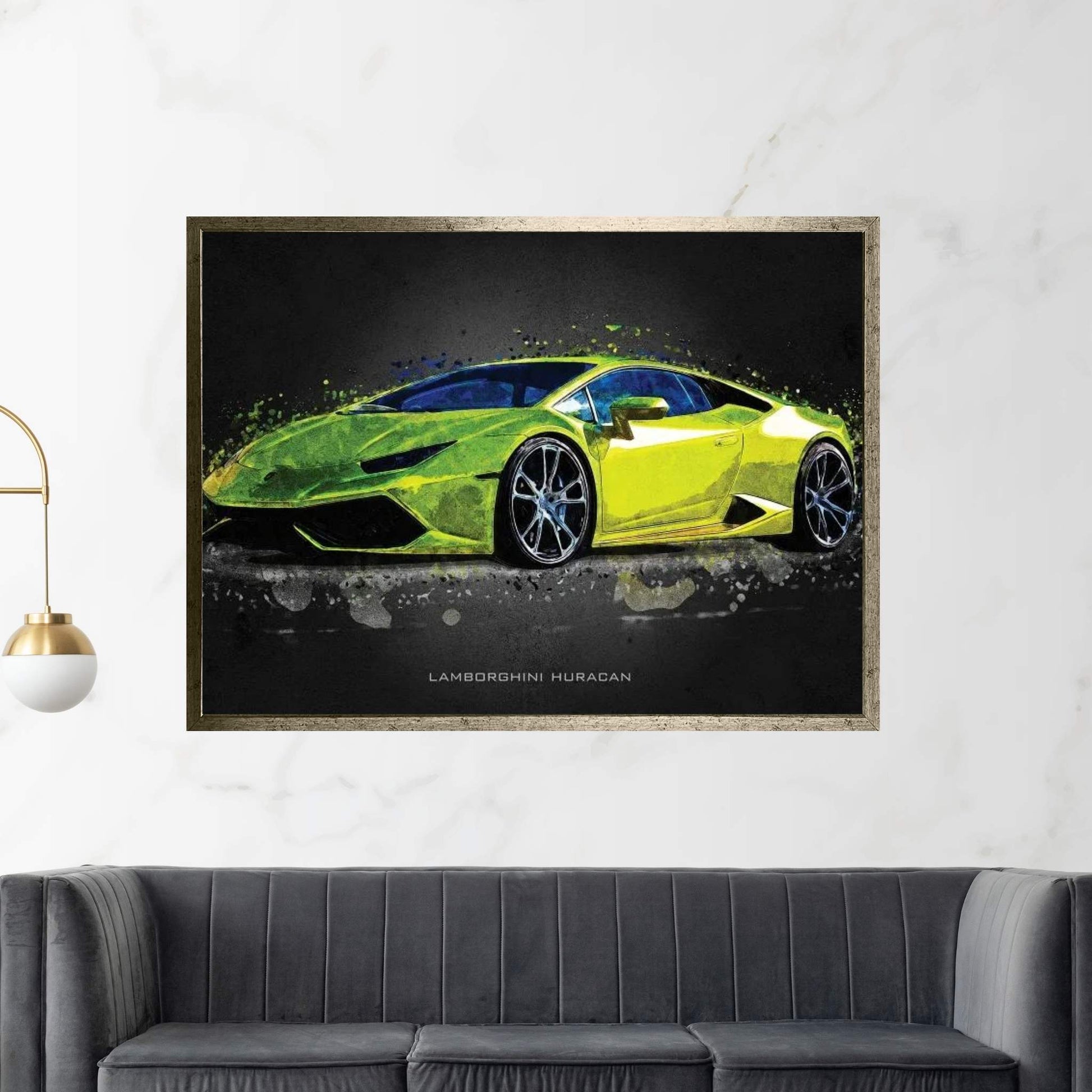 Lamborghini Huracan Canvas Wall Art - Y Canvas