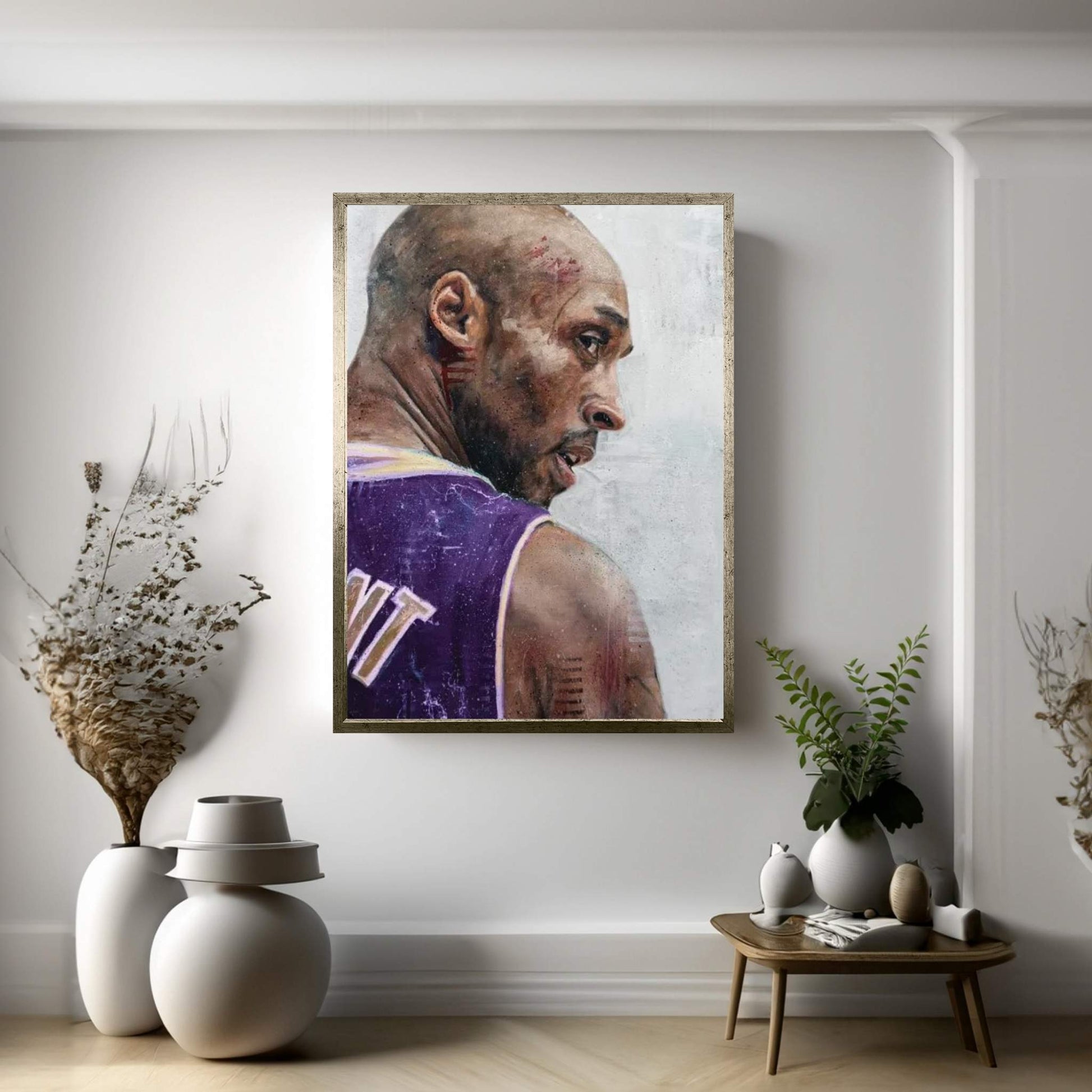 Kobe Canvas Wall Art - Y Canvas