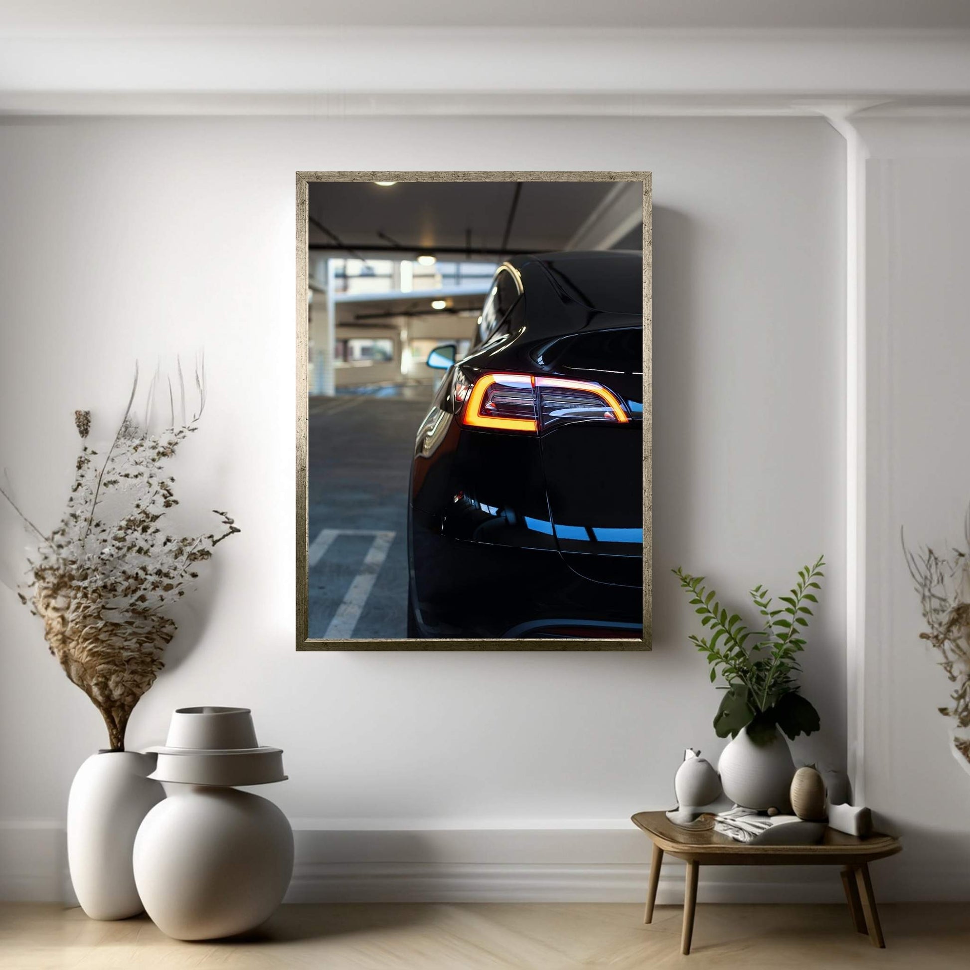 Tesla Canvas Wall Art - Y Canvas