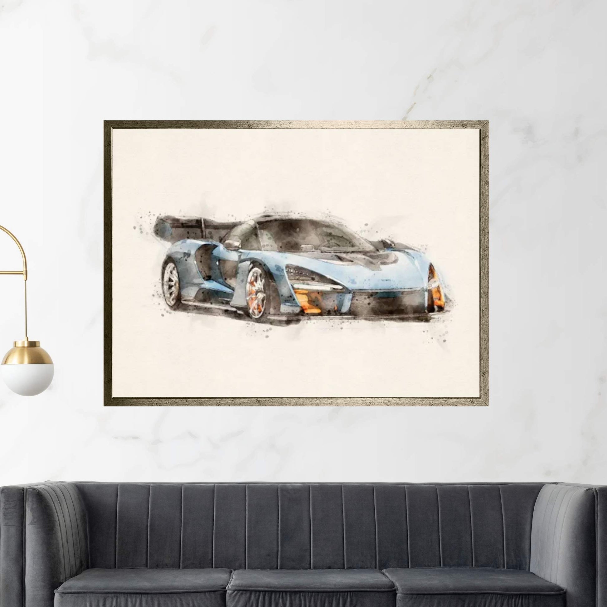 McLaren Senna Canvas Wall Art - Y Canvas