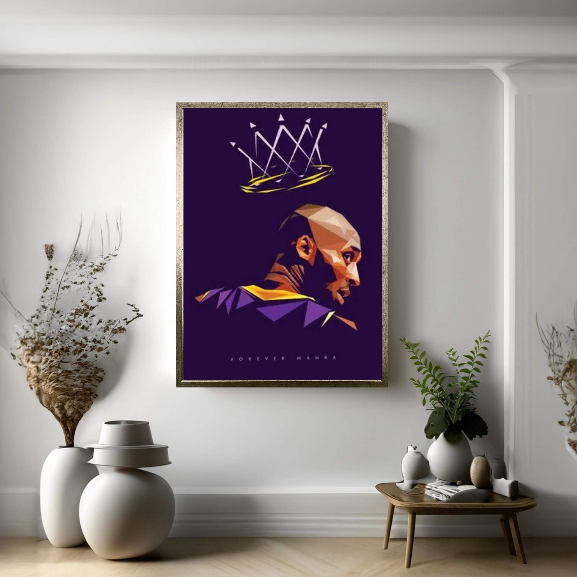 Kobe Canvas Wall Art - Y Canvas
