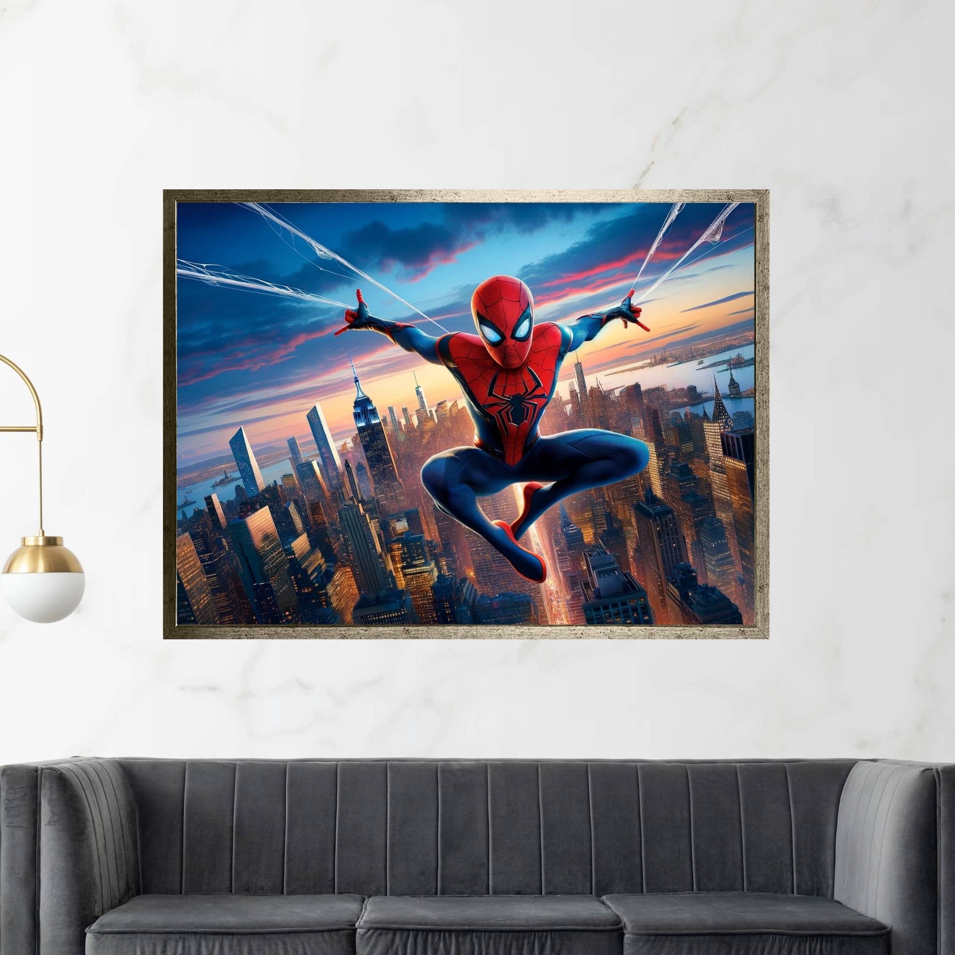 Spiderman Canvas Wall Art - Y Canvas