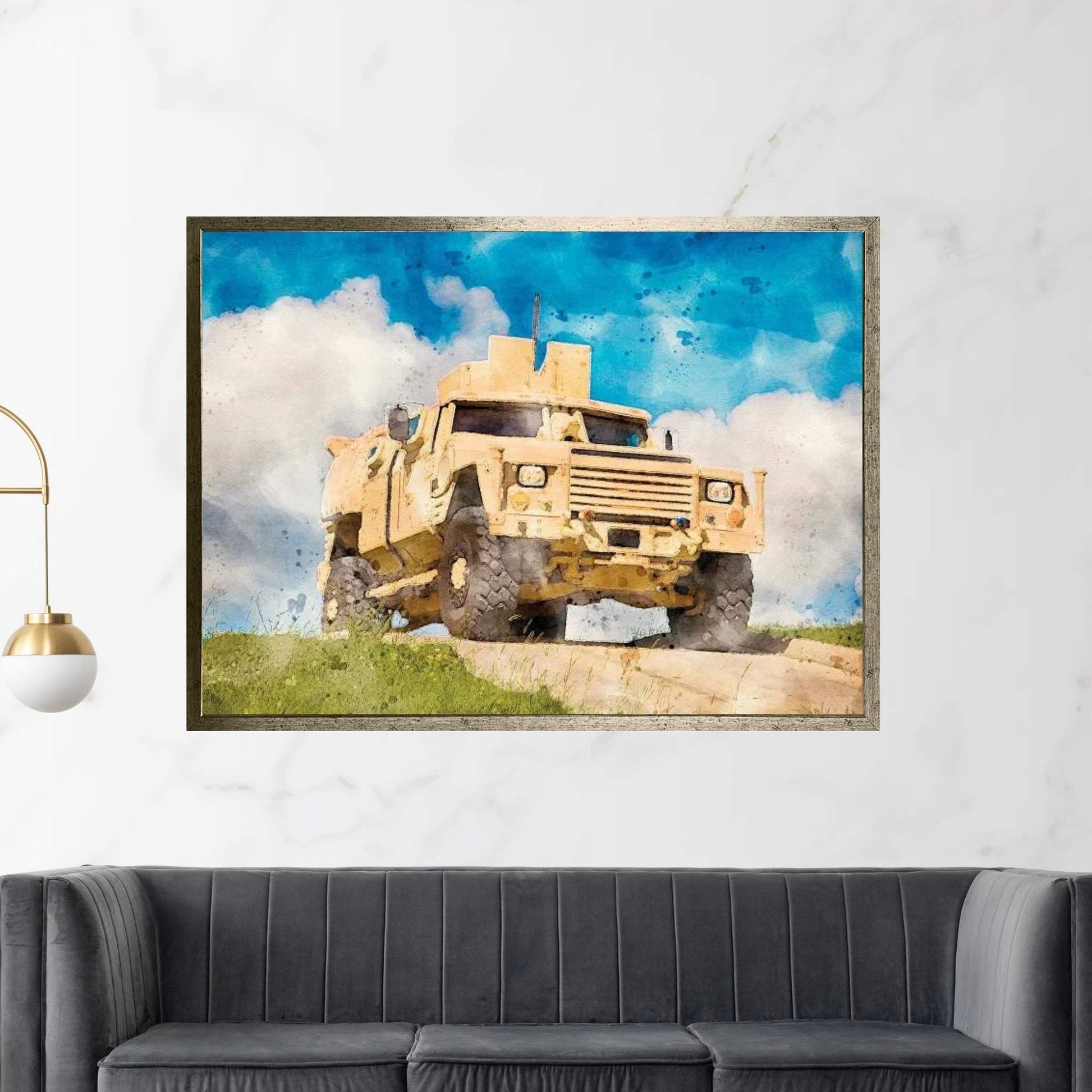 Armas Joint Light Tactical Vehicle Canvas Wall Art - Y Canvas