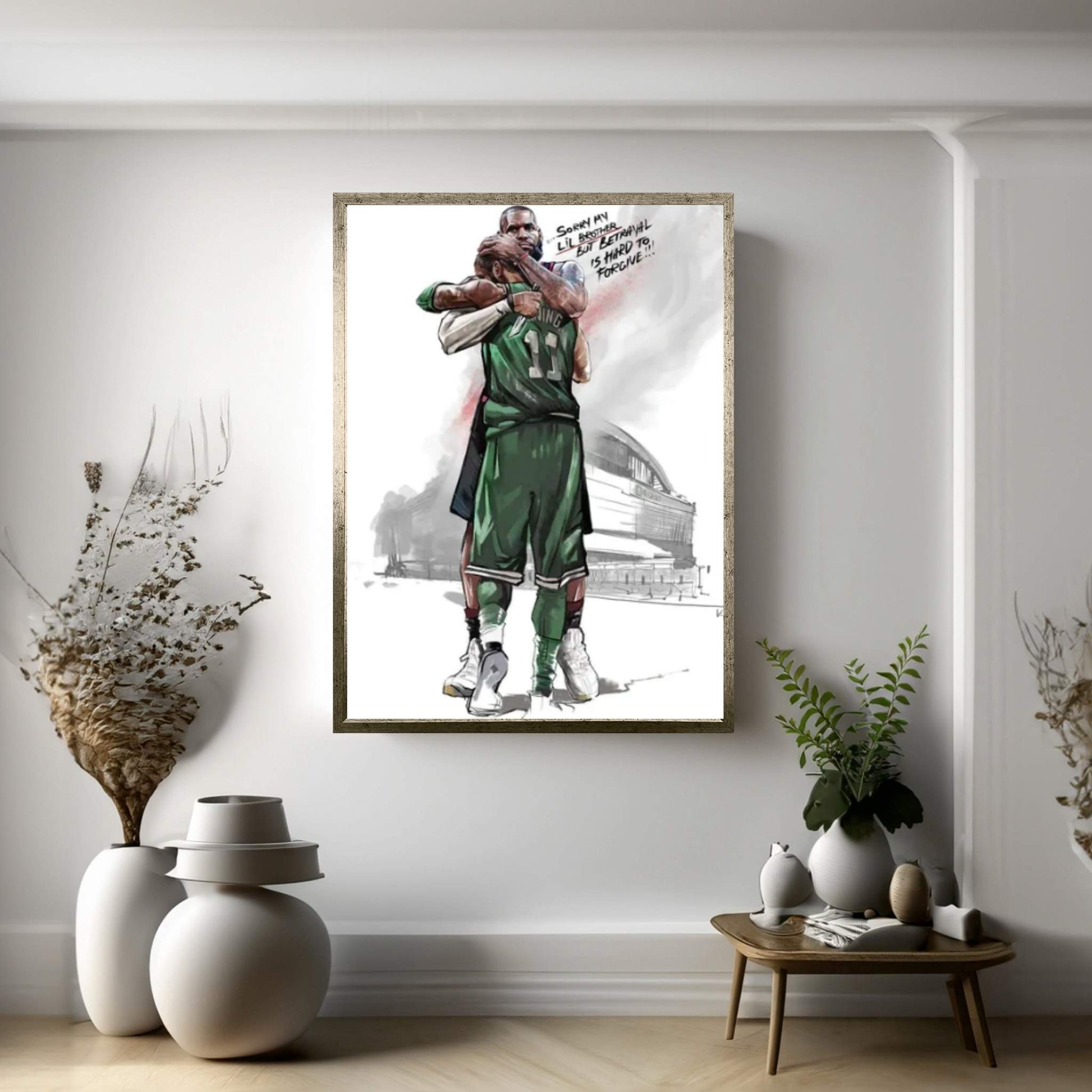 Little Brother Canvas Wall Art - Y Canvas