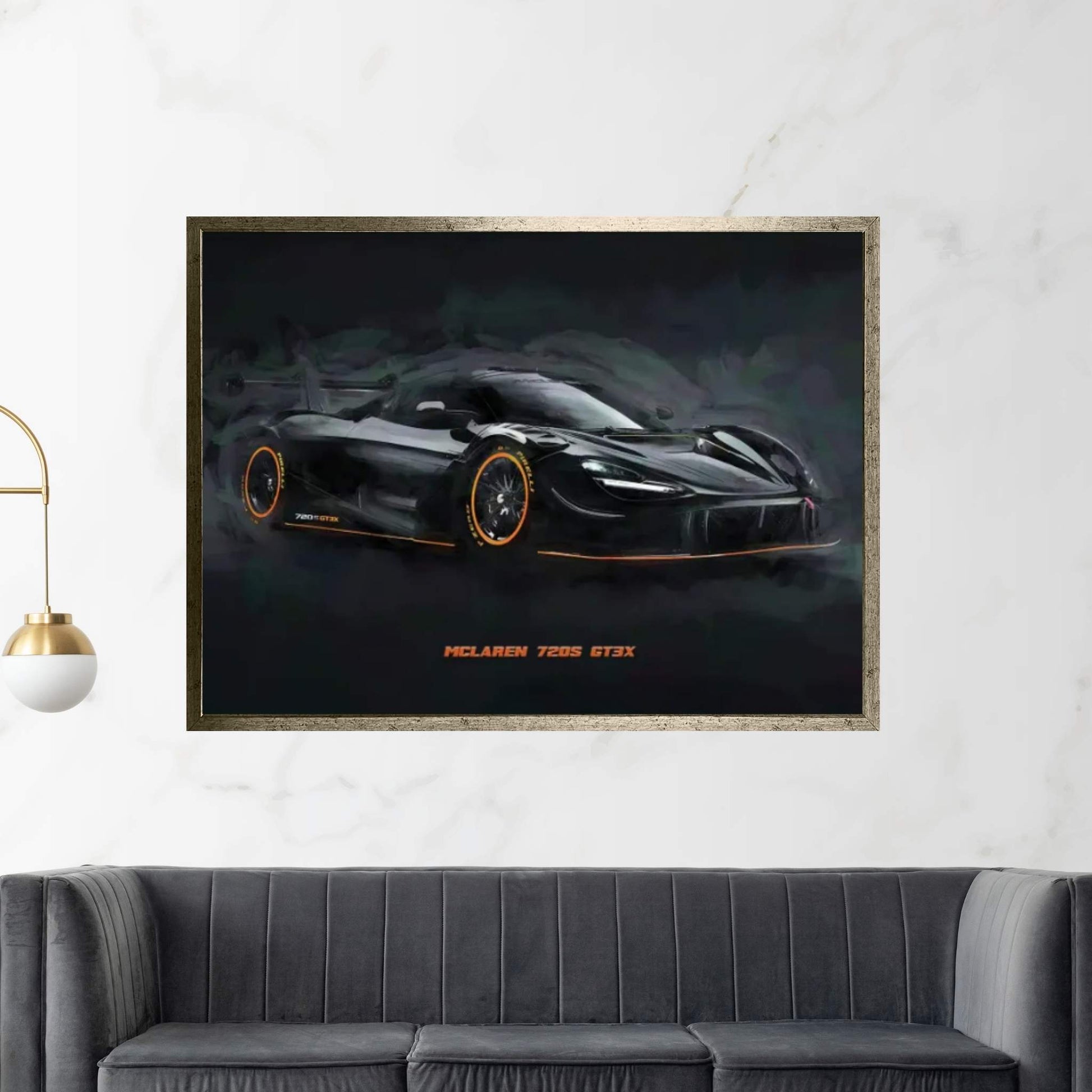 McLaren 720S GT3X In Watercolor - Y Canvas