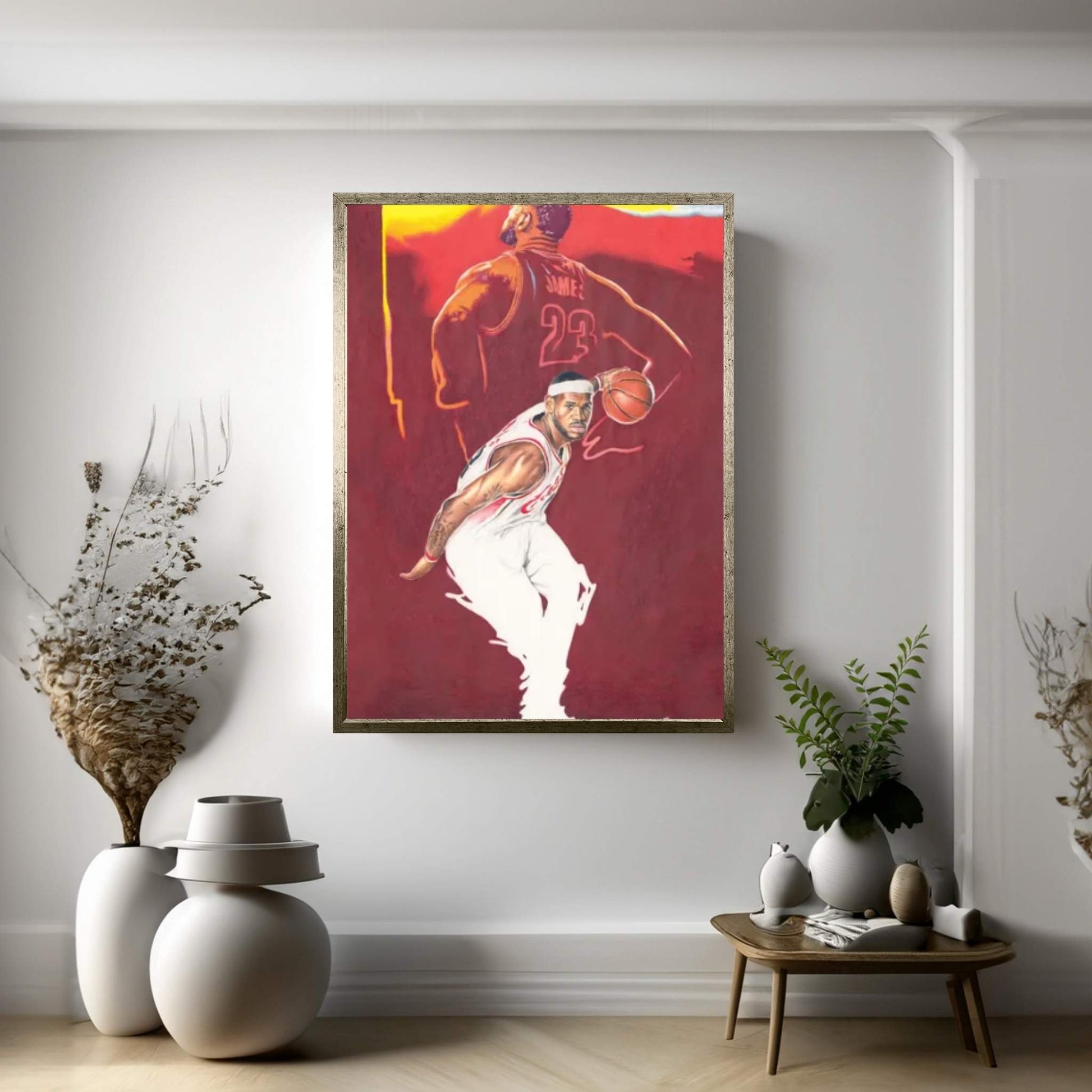 CleveLAND of LEBRON Canvas Wall Art - Y Canvas