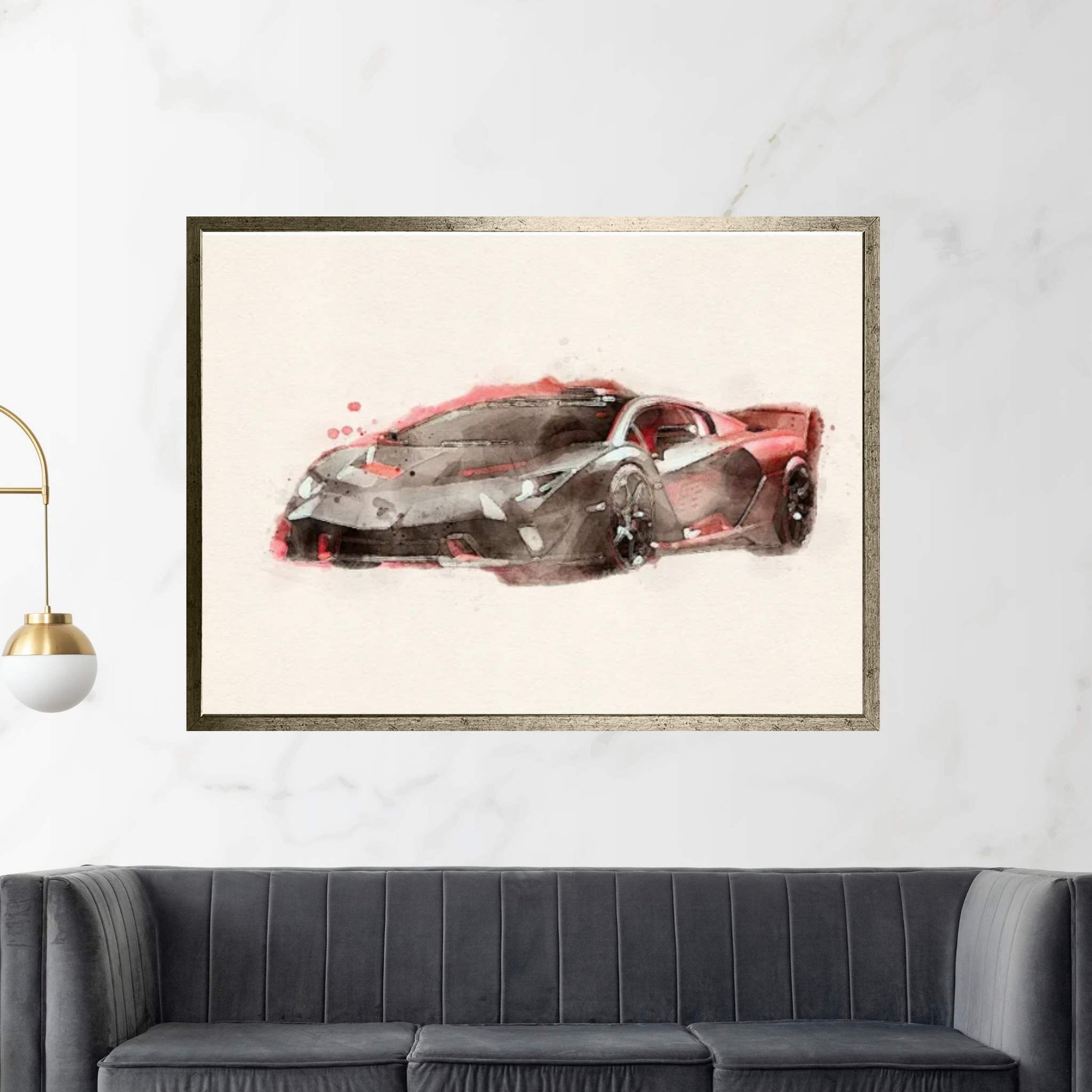 Lamborghini Aventador Canvas Wall Art - Y Canvas