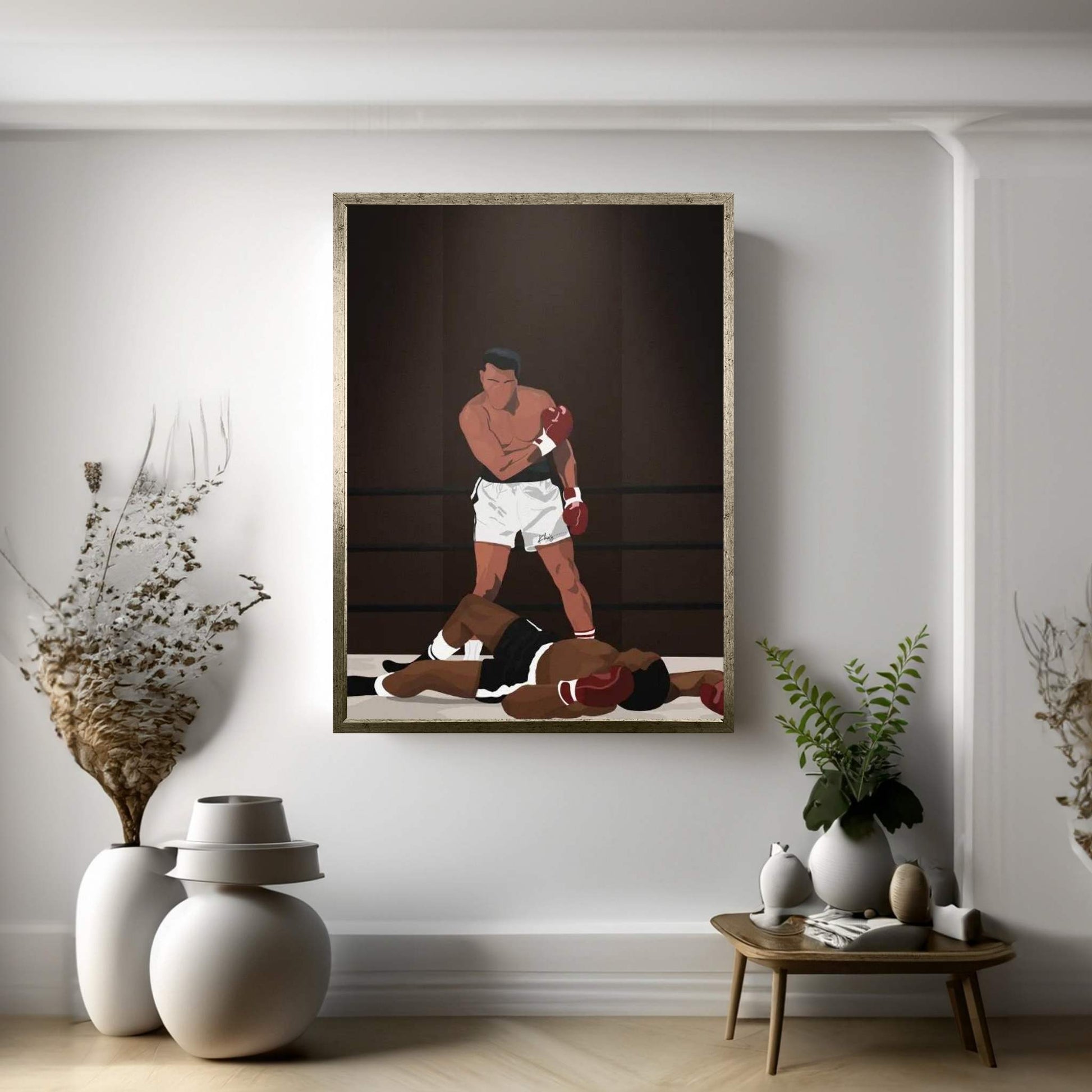 Ali Canvas Wall Art - Y Canvas