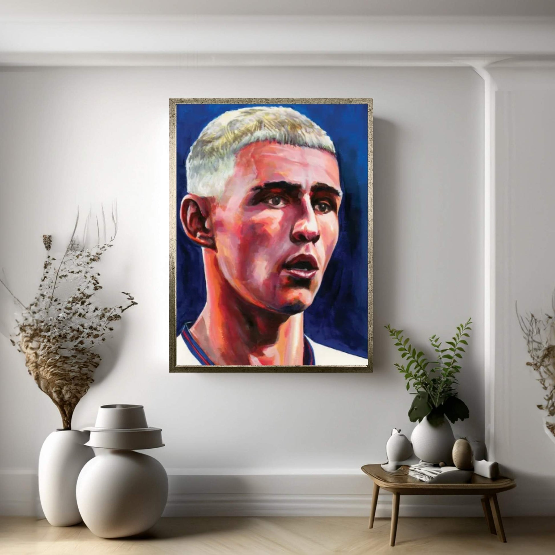 Phil Foden Canvas Wall Art - Y Canvas