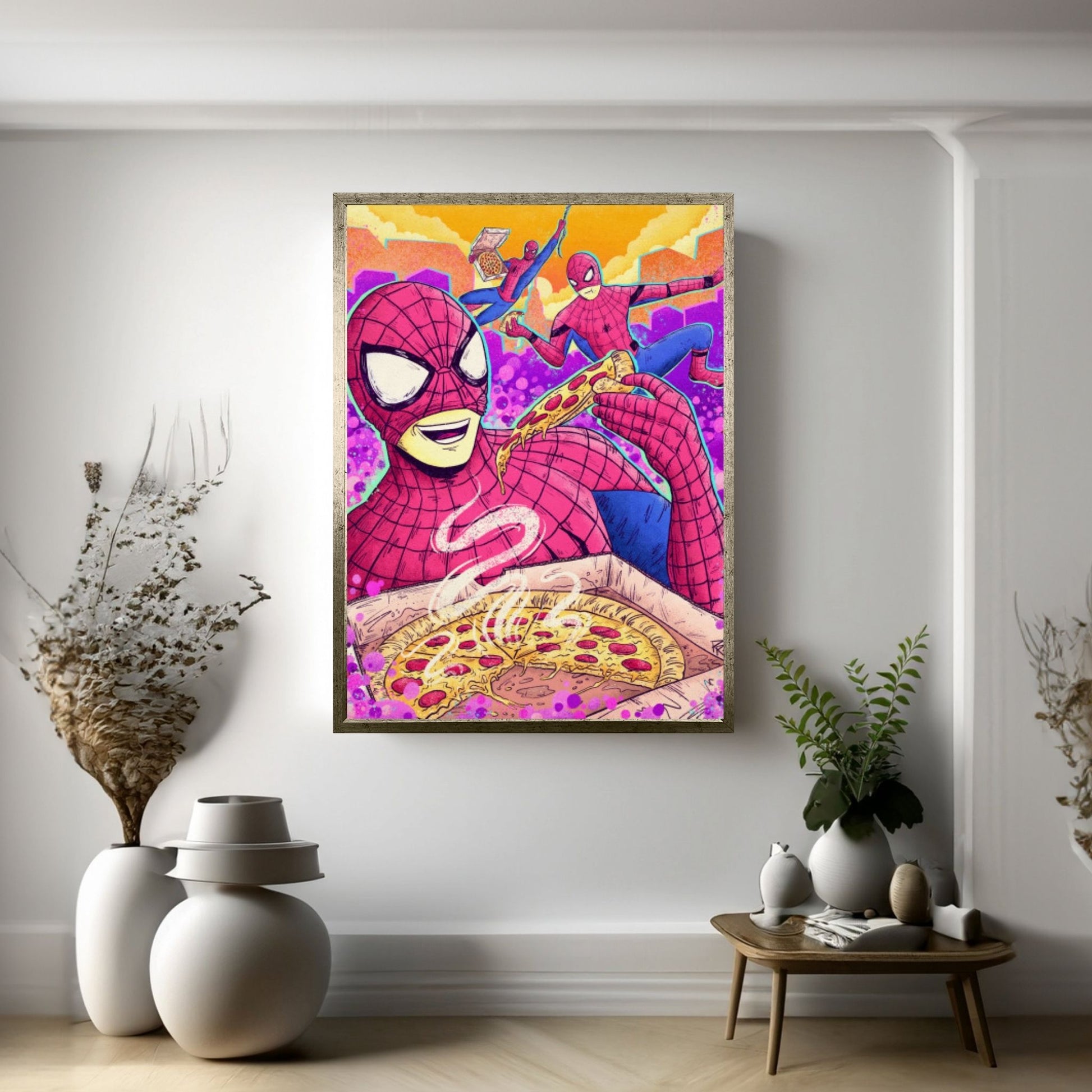 Spiderman Canvas Wall Art - Y Canvas