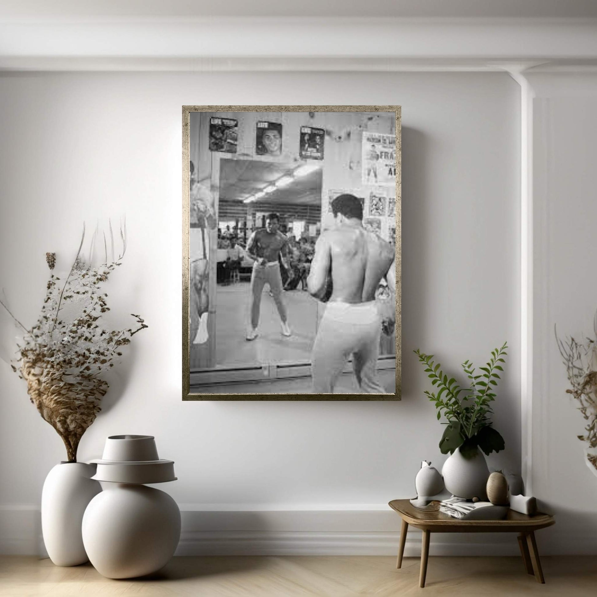 Mirror Training At Deer Lake III Canvas Wall Art - Y Canvas