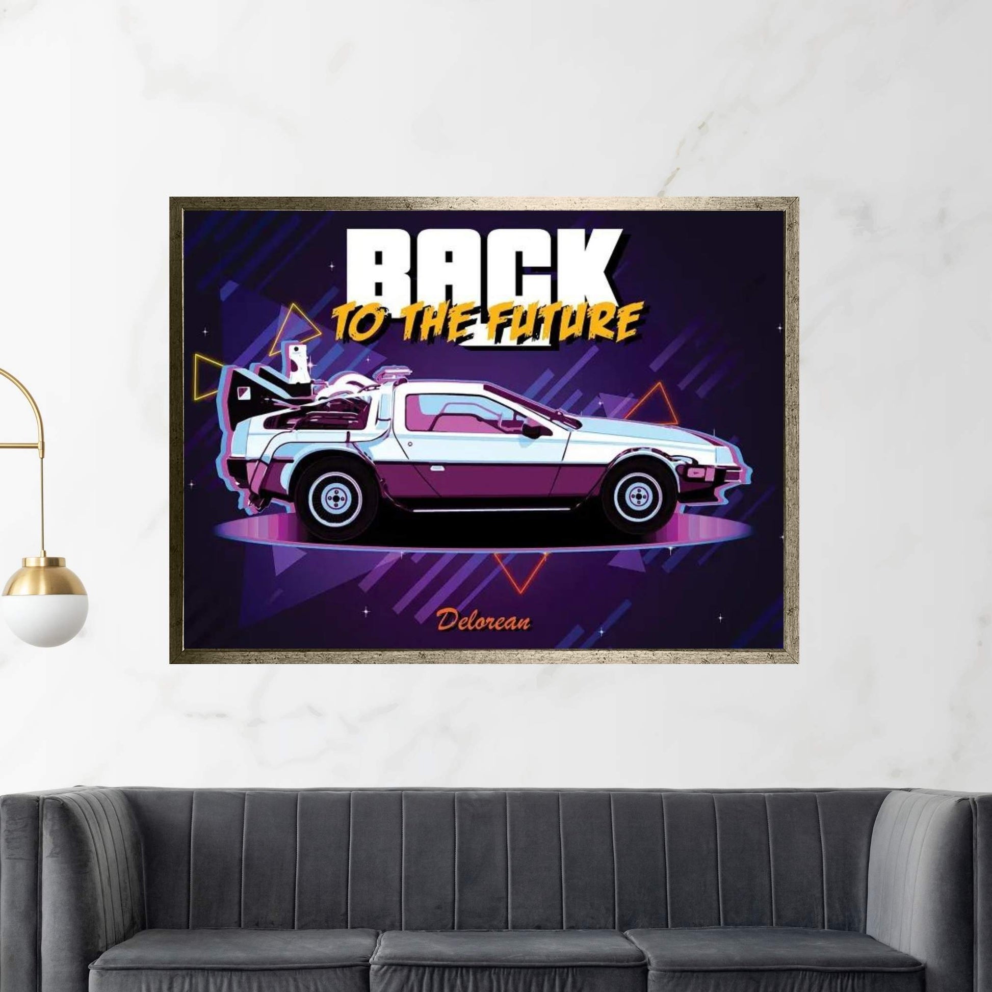 Dom Car Retro Canvas Wall Art - Y Canvas