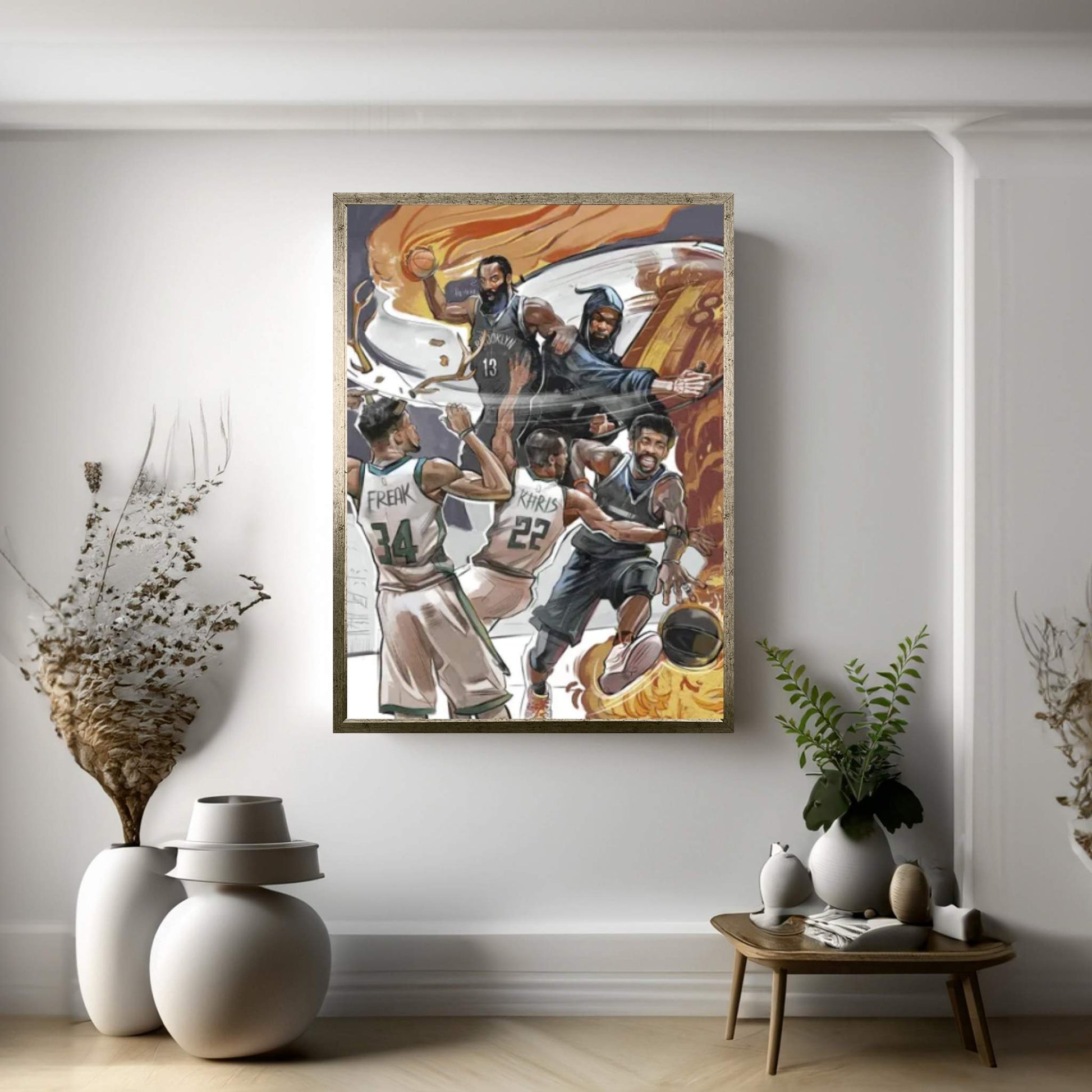 Invincible Trio Canvas Wall Art - Y Canvas