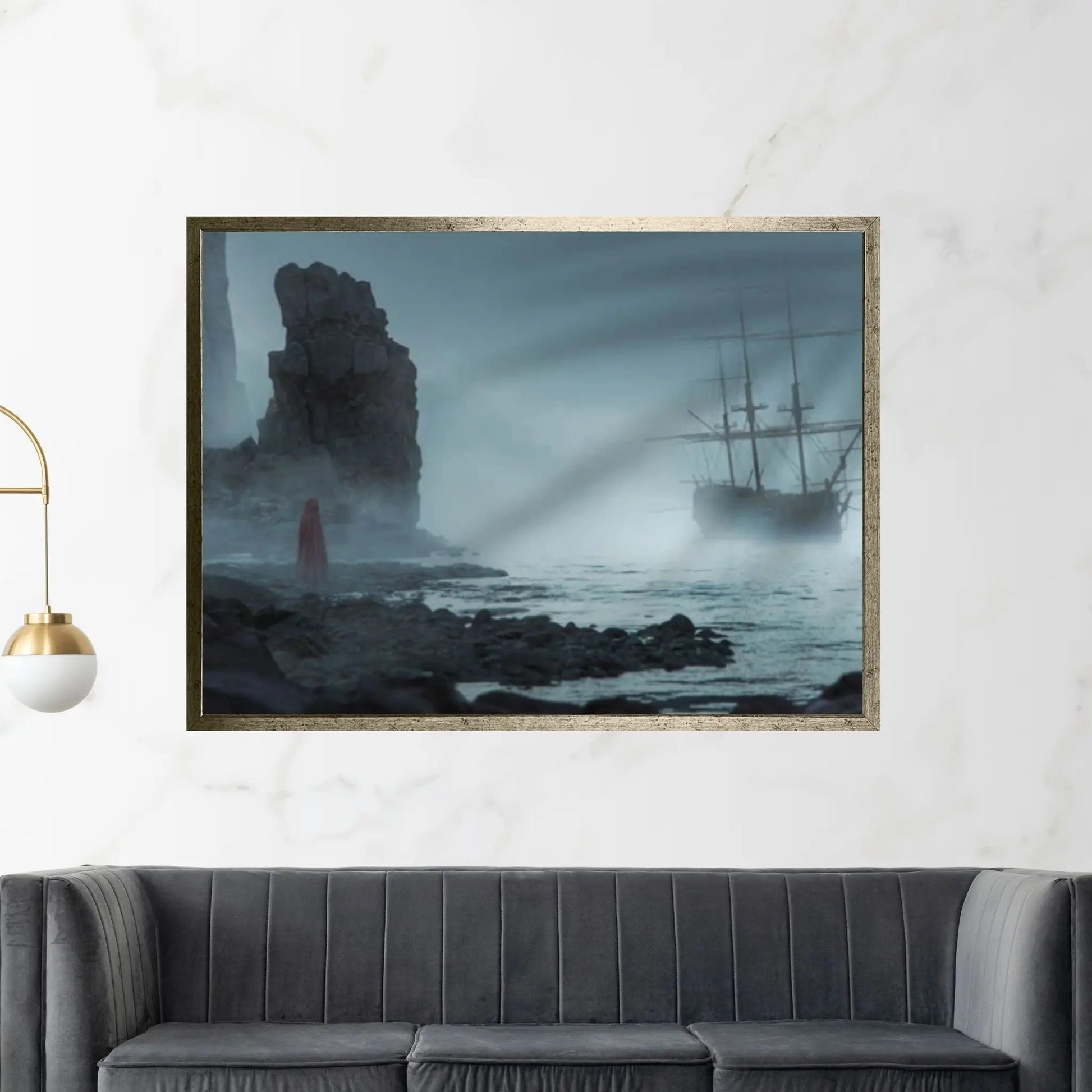 Sailing Boat Canvas, Large Canvas Sea, Canvas Wall Art, Wall Decor,Sea Landscape Decor - Y Canvas