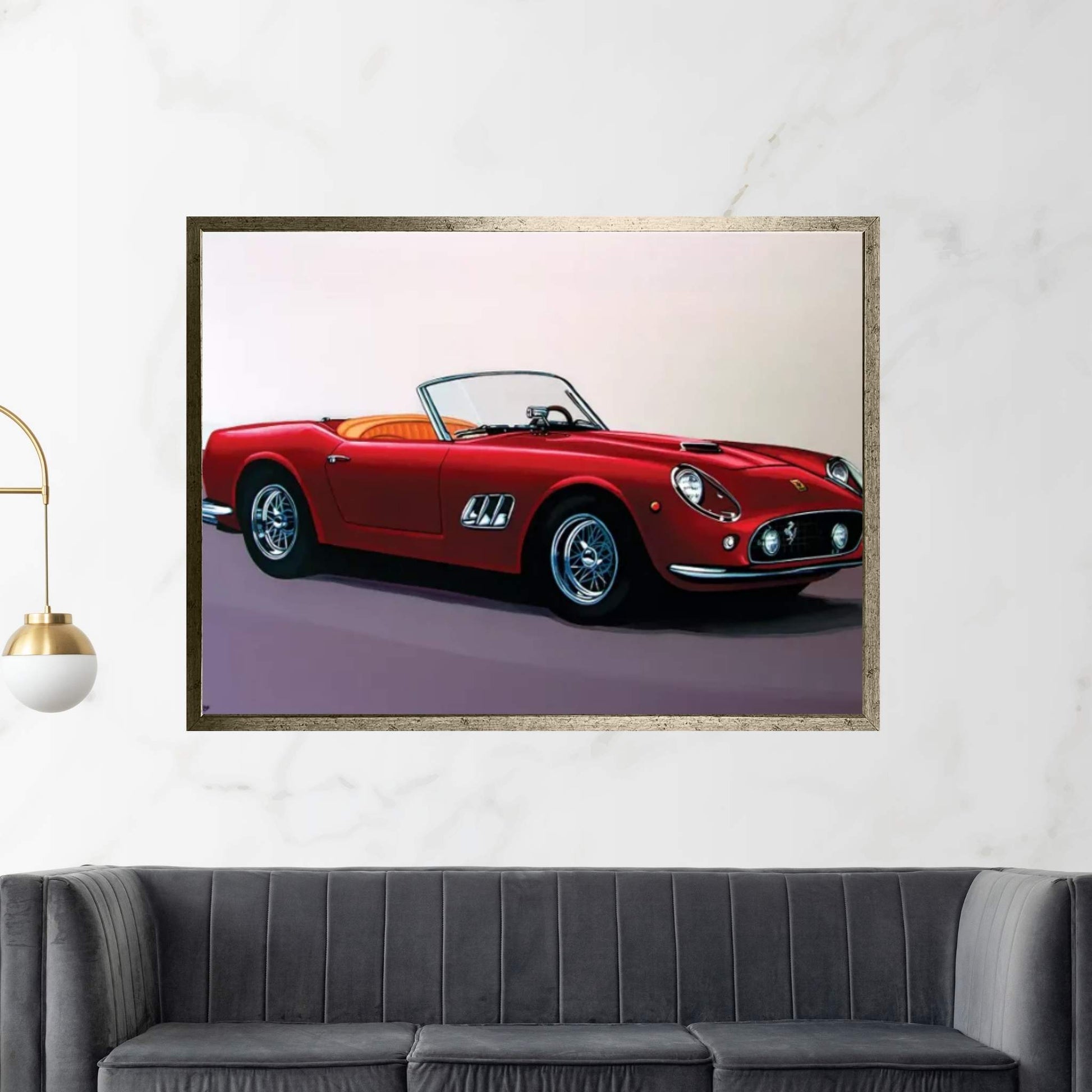 Ferrari Canvas Wall Art - Y Canvas