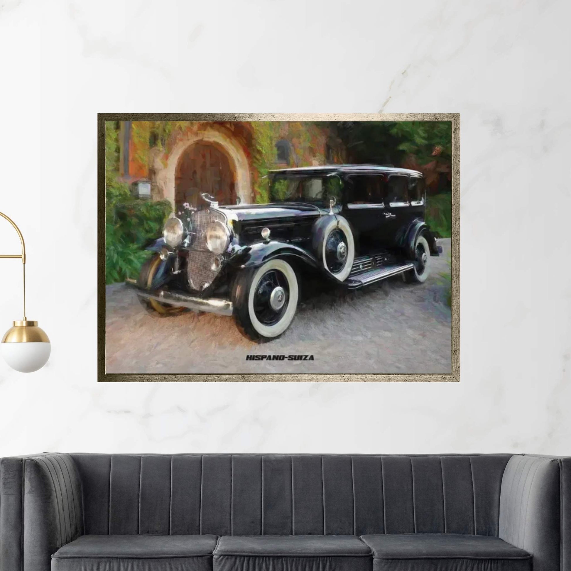 Hispano Suiza Canvas Wall Art - Y Canvas