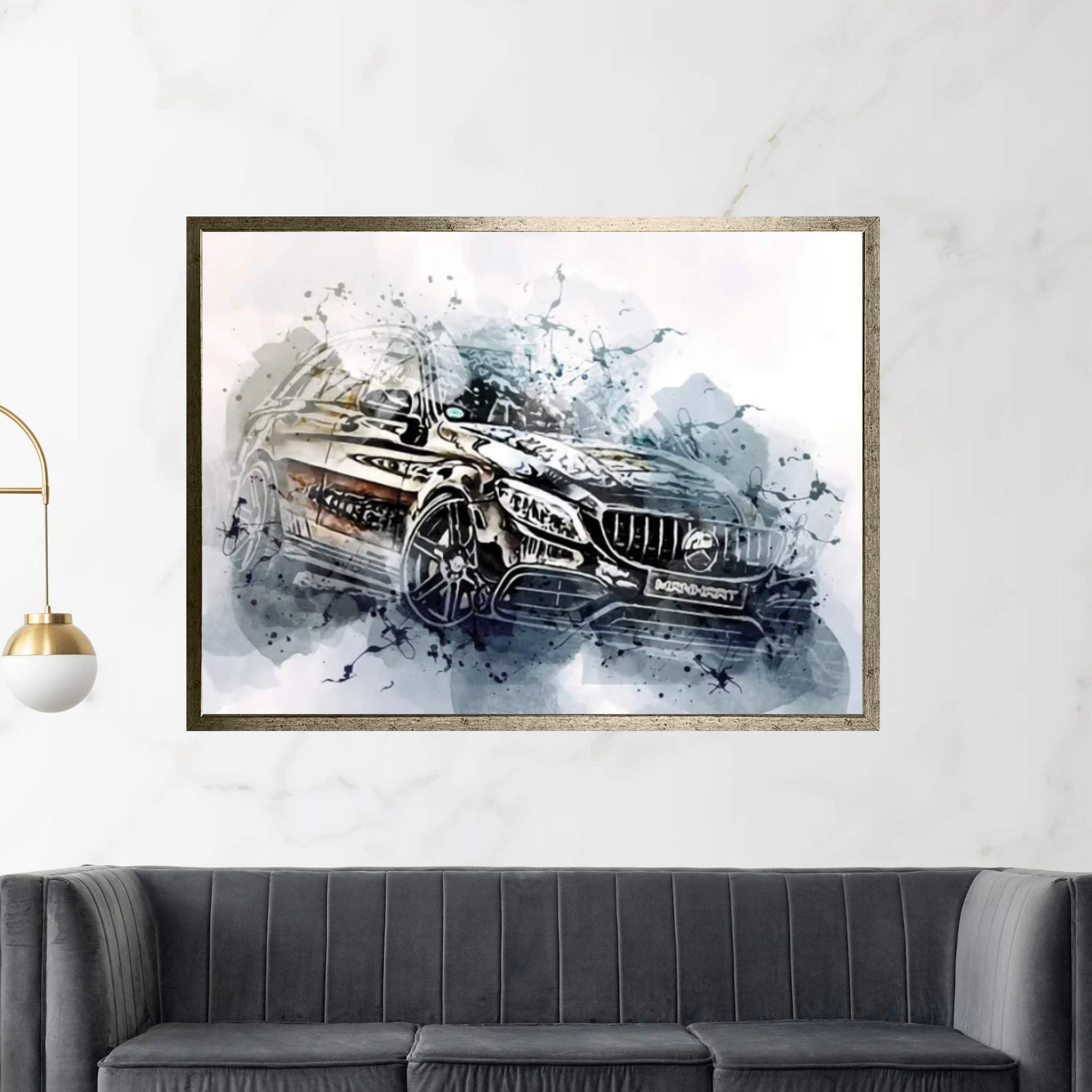 Manhart CR700 Exterior Black Wagon S205 Canvas Wall Art - Y Canvas