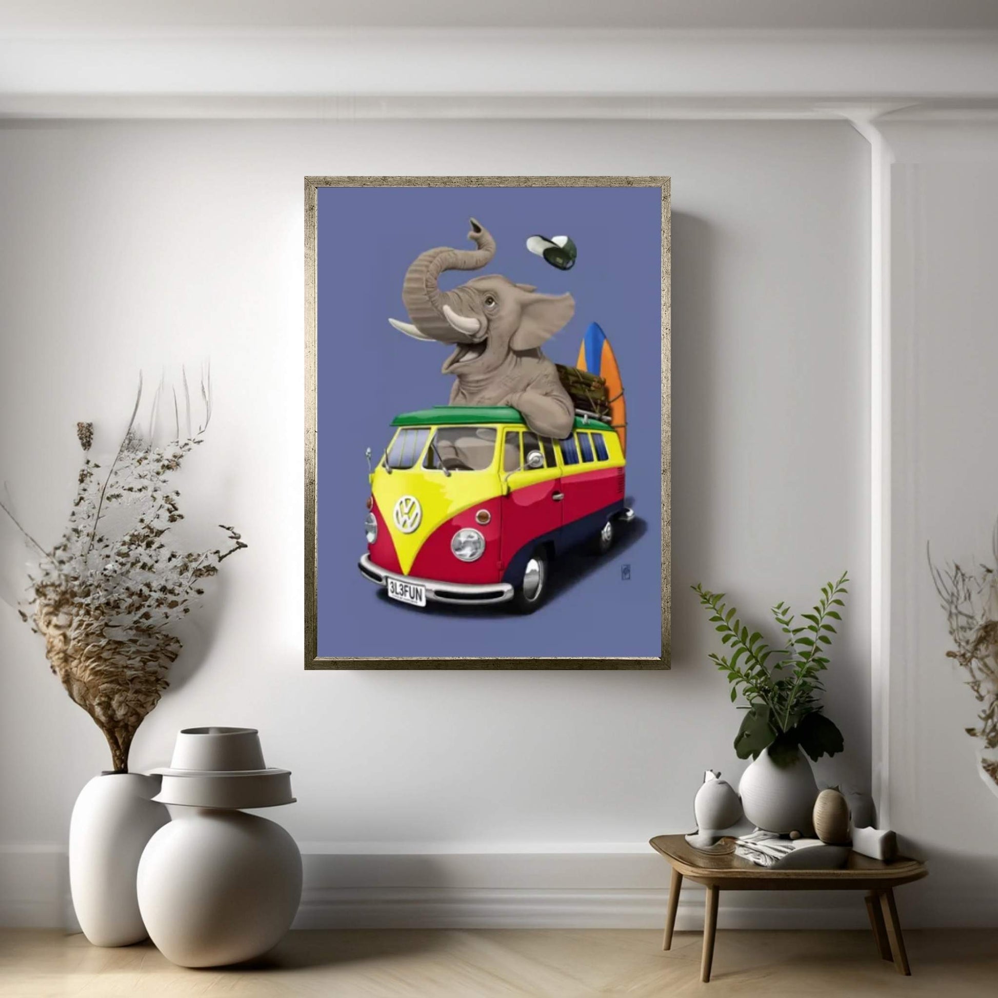 Pack-the-trunk III Canvas Wall Art - Y Canvas