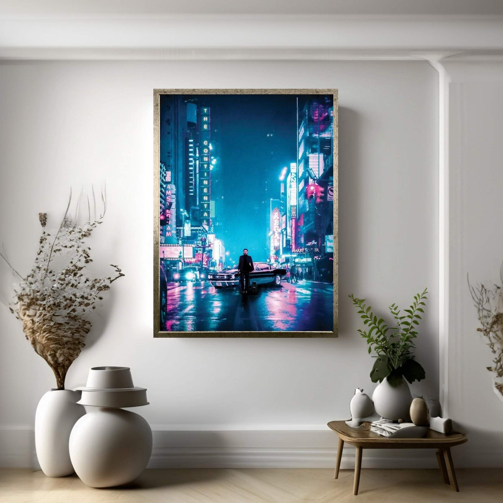 John Wick The Continental Canvas Wall Art - Y Canvas