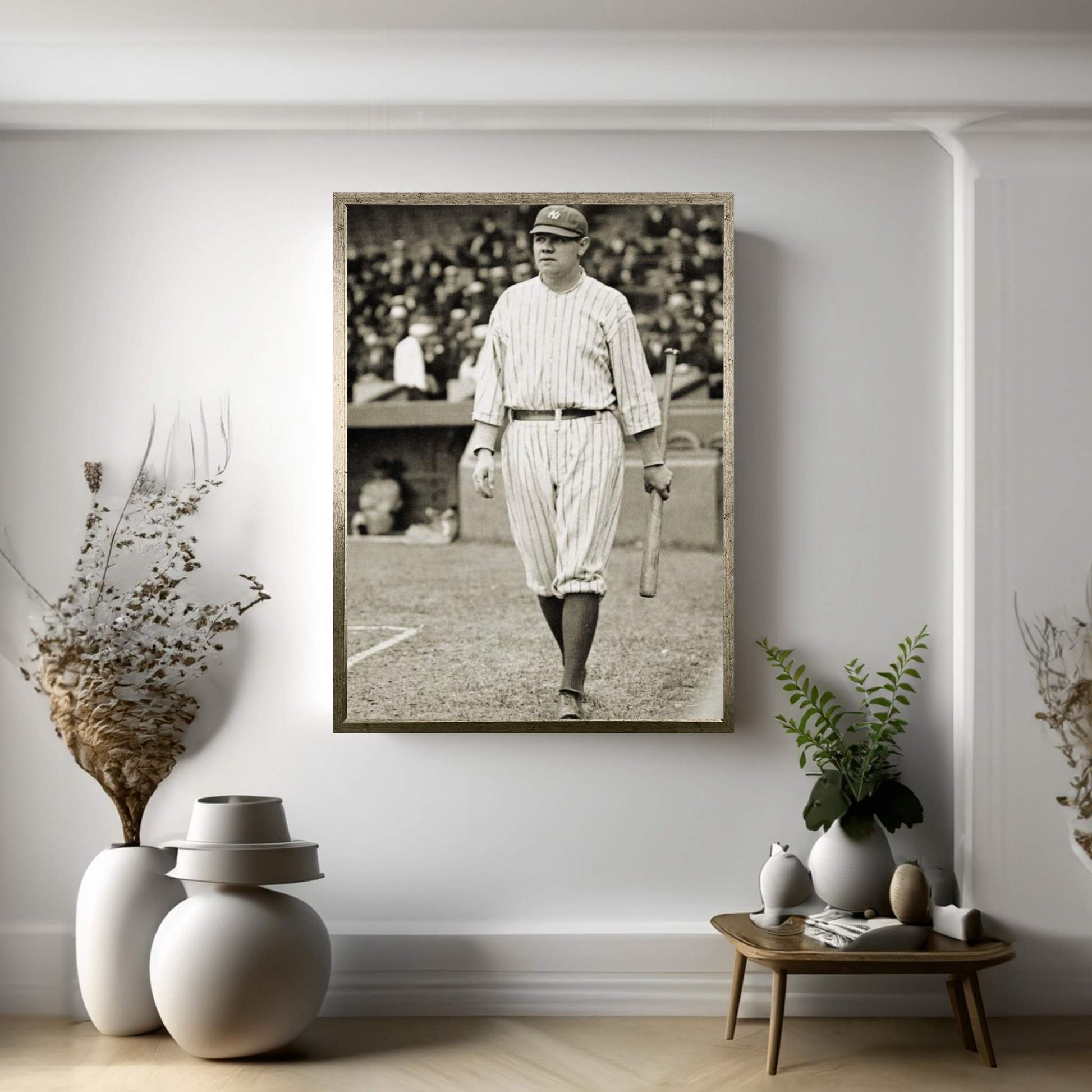 George H. Ruth Canvas Wall Art - Y Canvas