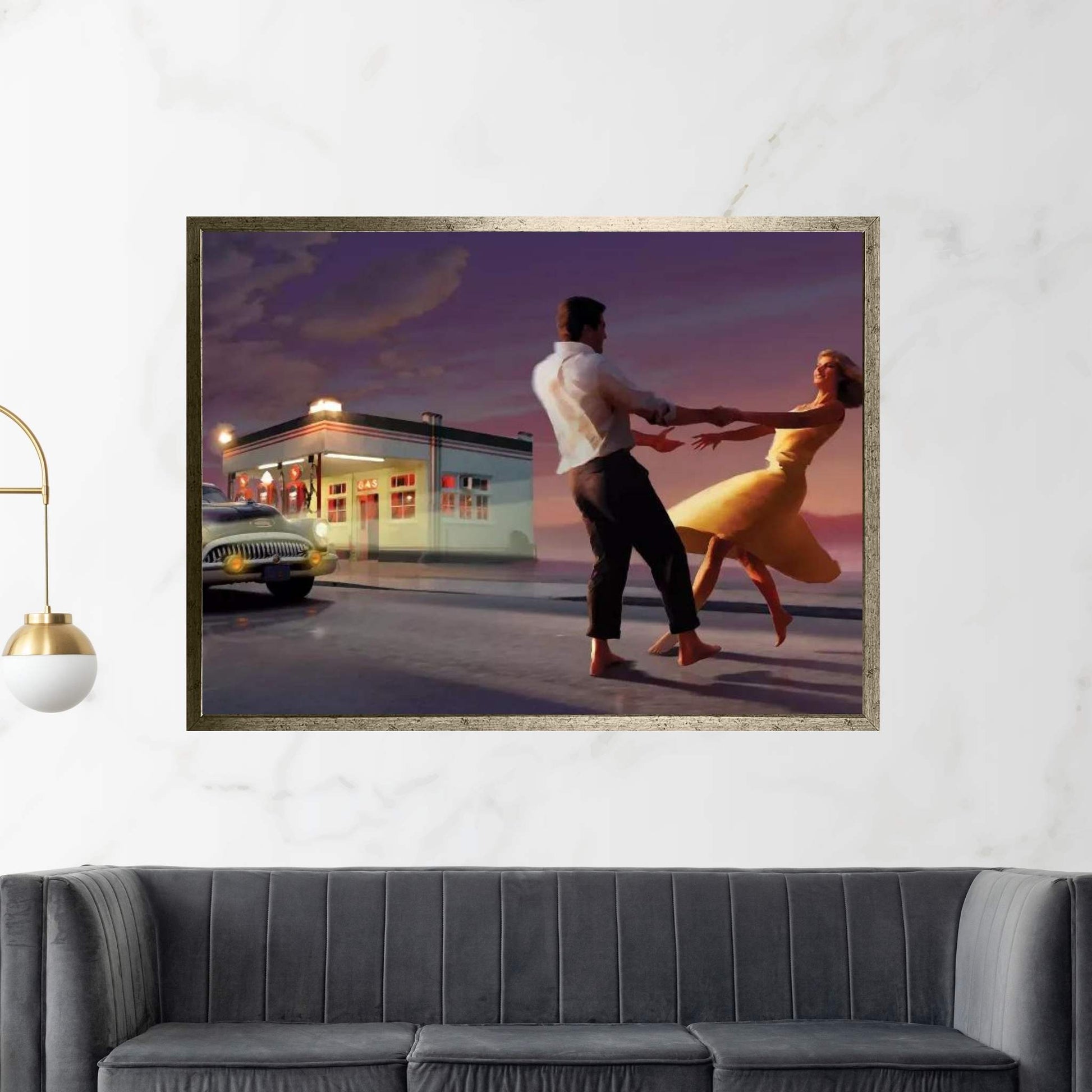 Night Dance Canvas Wall Art - Y Canvas