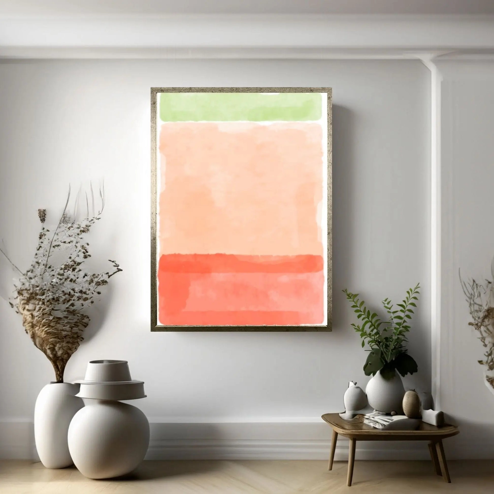 Mark Rothko Frame Canvas/Poster Art Reproduction, Rothko Reproduction - Y Canvas