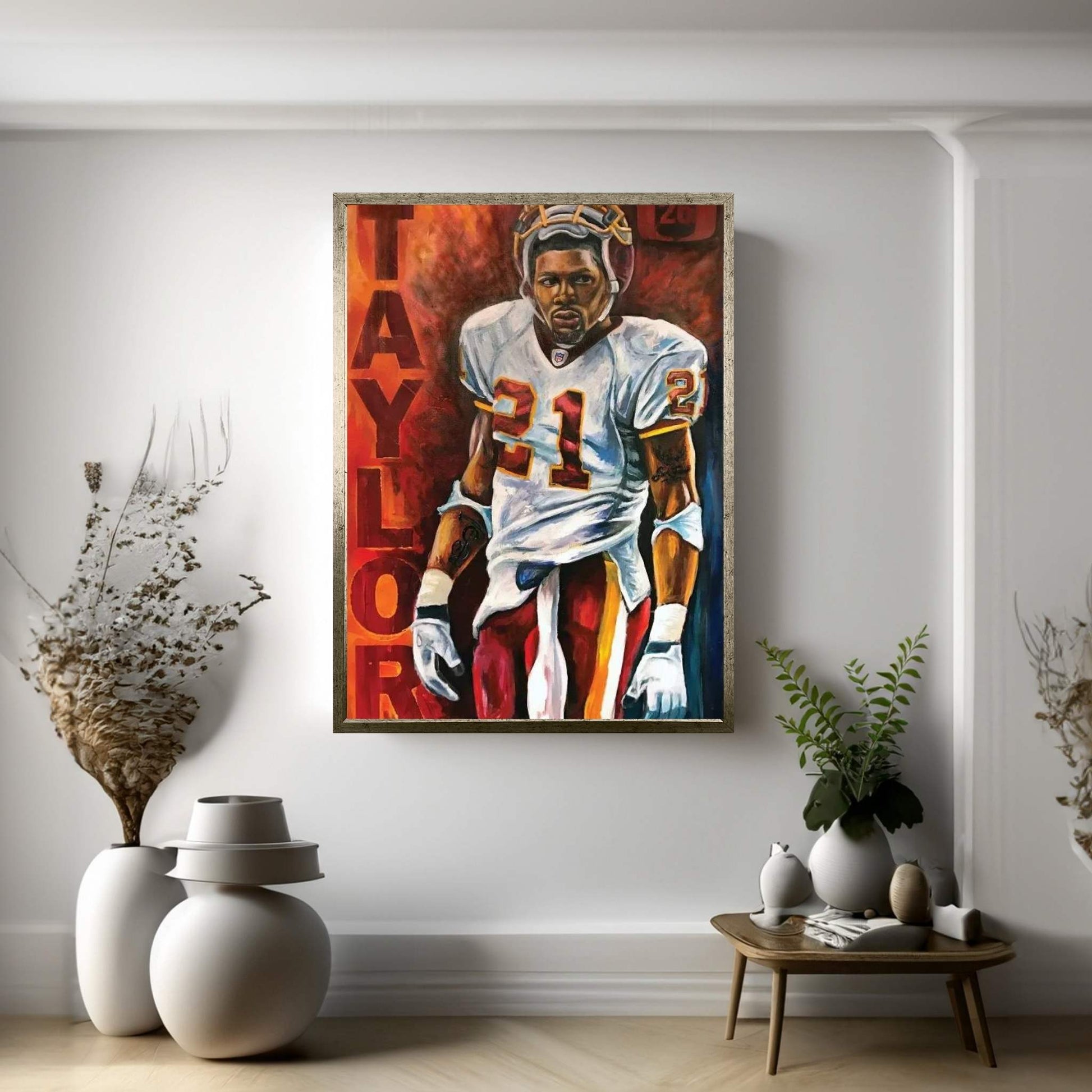 Sean Taylor Canvas Wall Art - Y Canvas