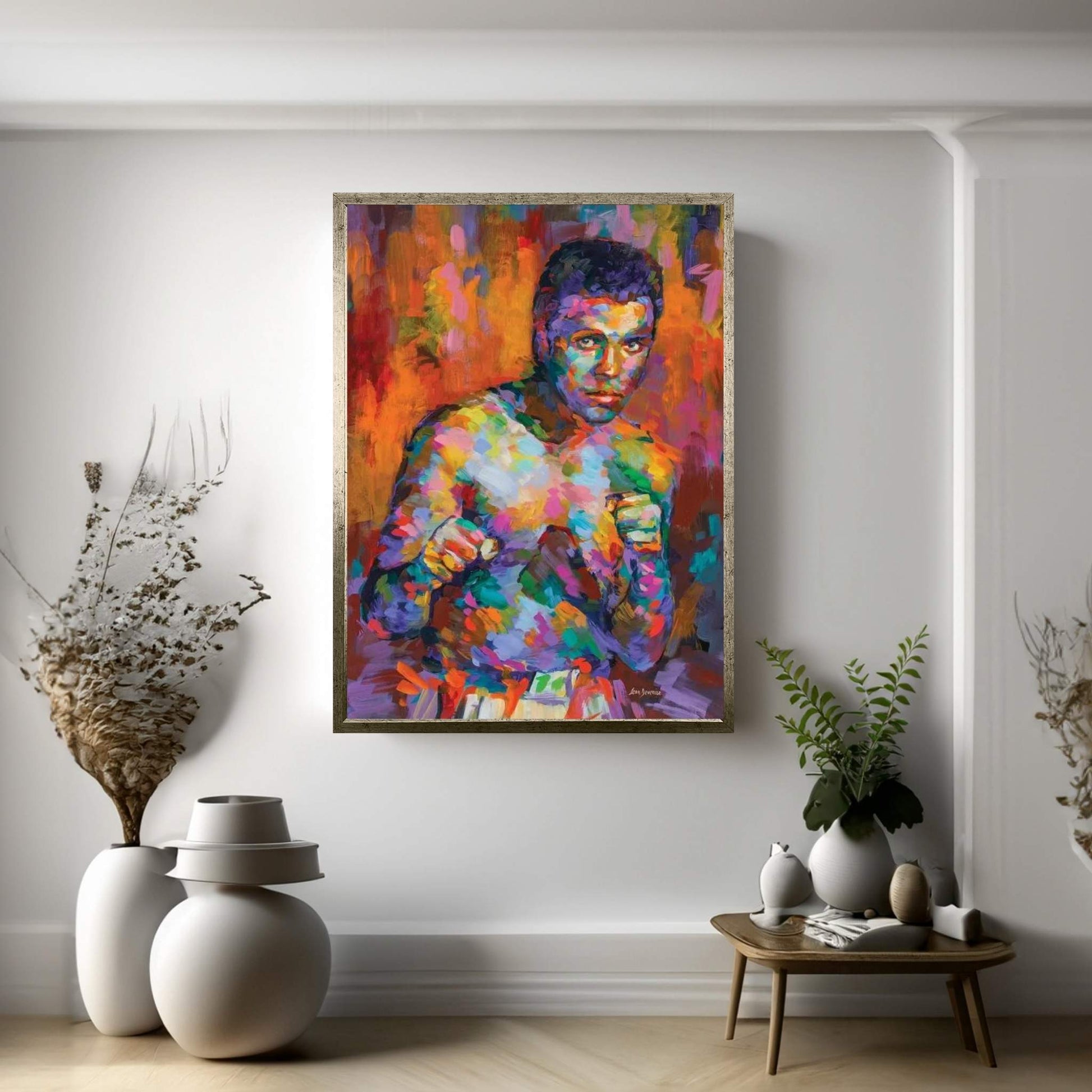 Ali, Boxing Legend Canvas Wall Art - Y Canvas