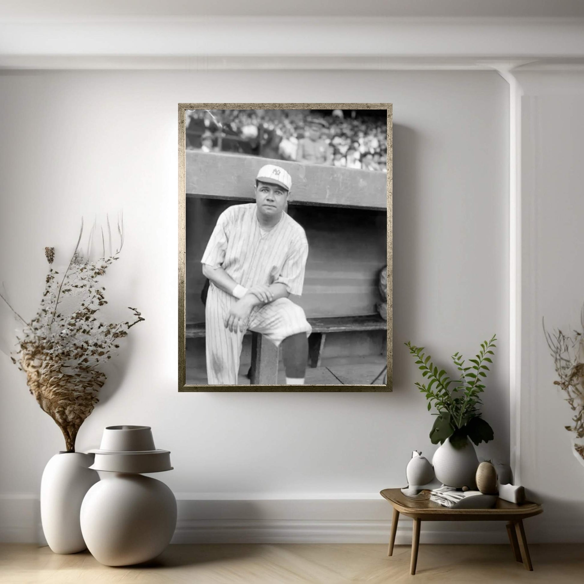 George H. Ruth Canvas Wall Art - Y Canvas