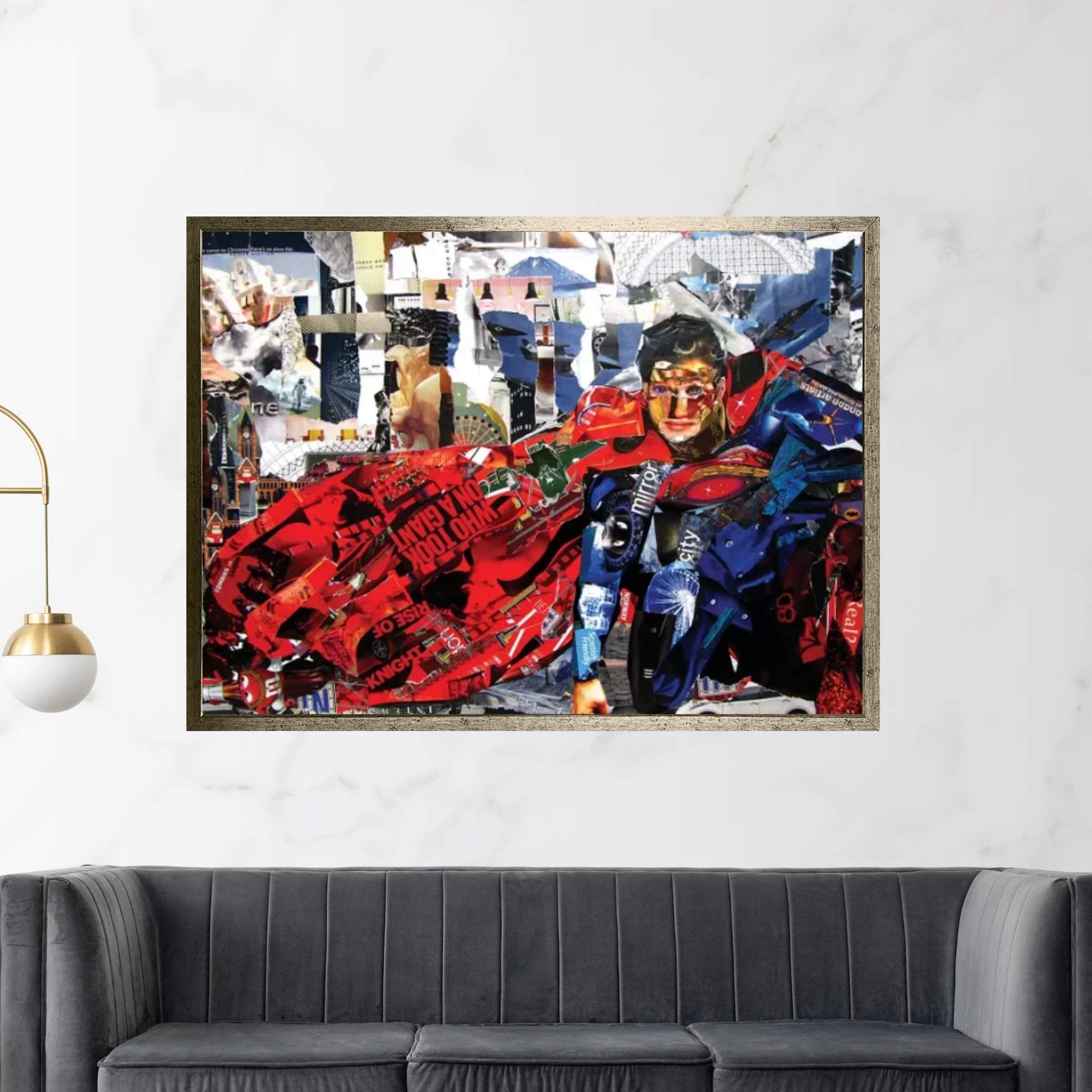 Superman II Canvas Wall Art - Y Canvas