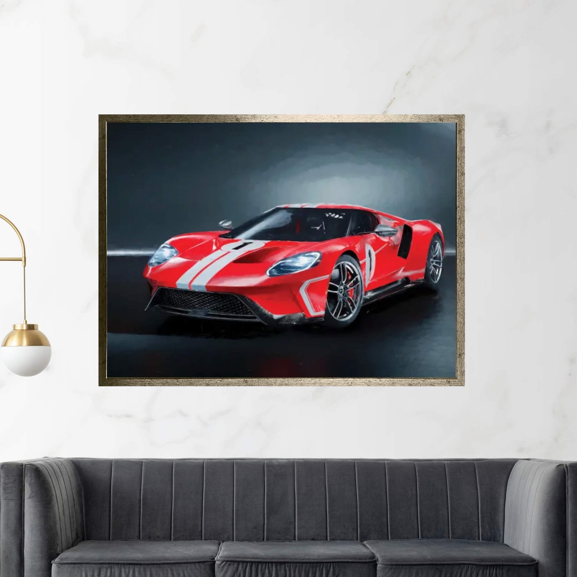 Ford Tuning GT II Canvas Wall Art - Y Canvas