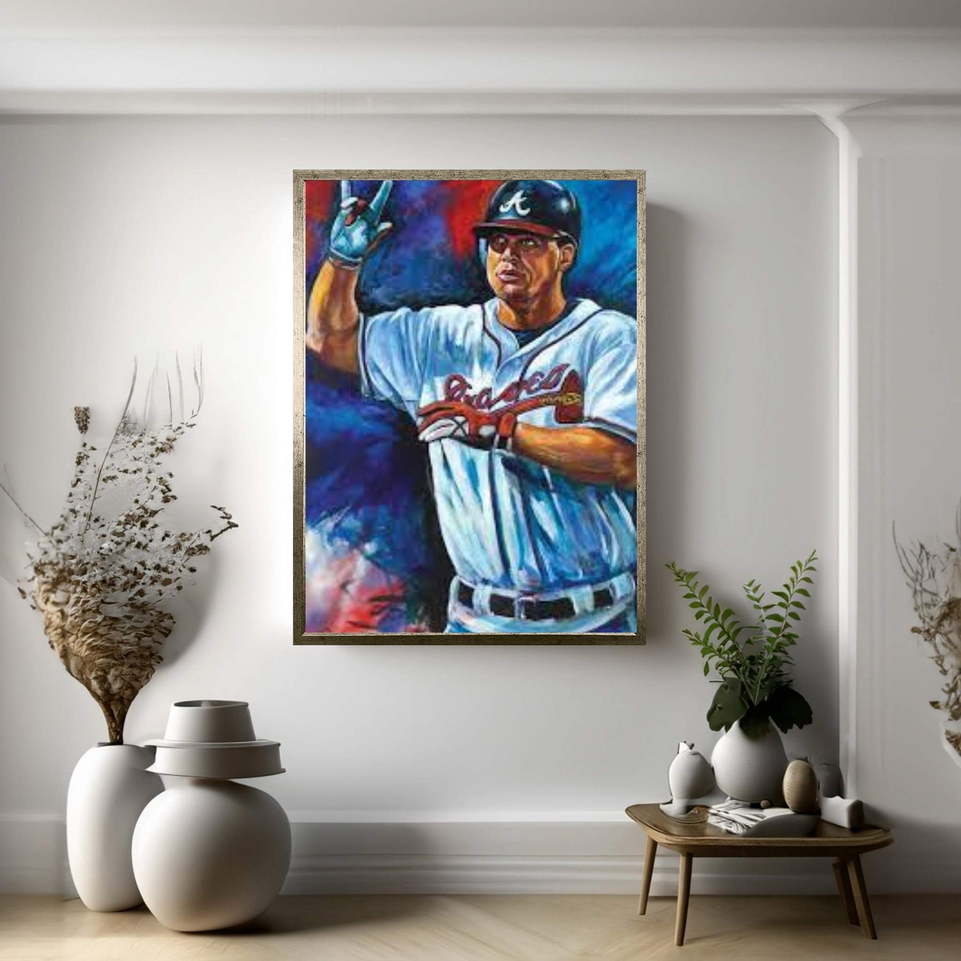 Chipper (Chipper Jones) Canvas Wall Art - Y Canvas