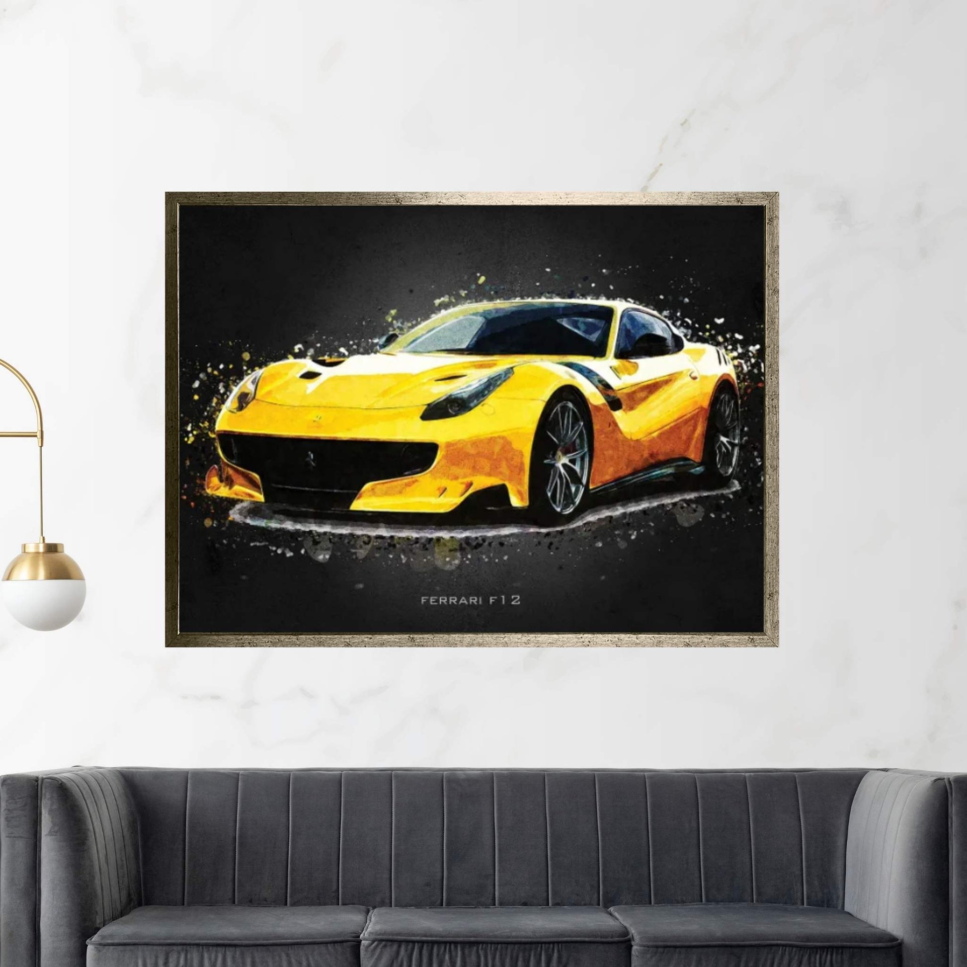 Ferrari F12 Canvas Wall Art - Y Canvas
