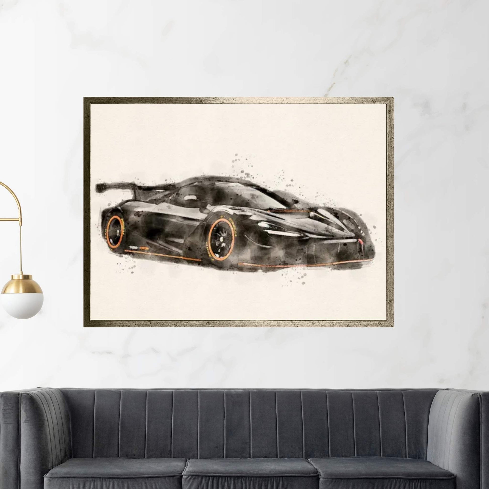 McLaren 720S GT3X Canvas Wall Art - Y Canvas