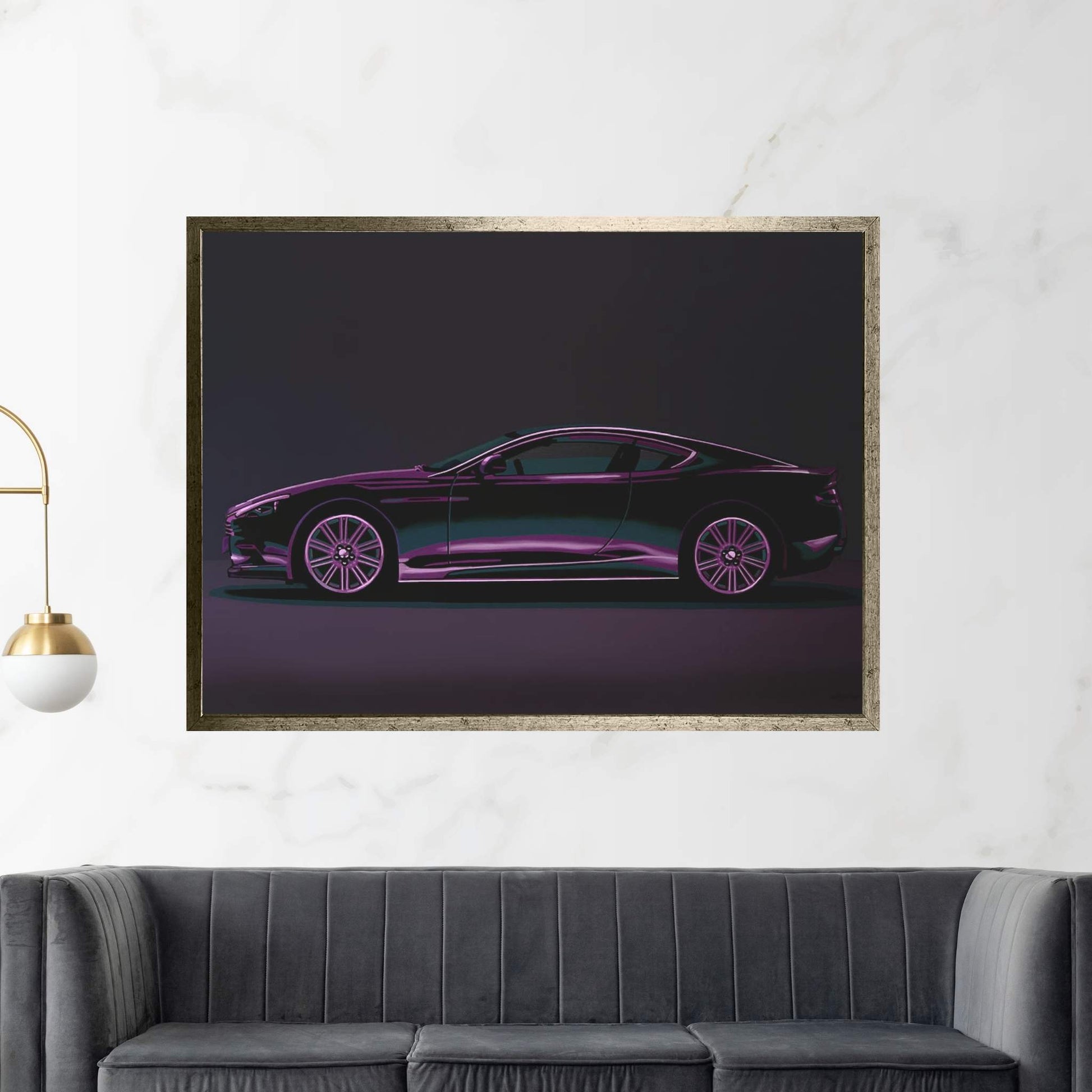 Aston Martin DBS V12 2007 Canvas Wall Art - Y Canvas