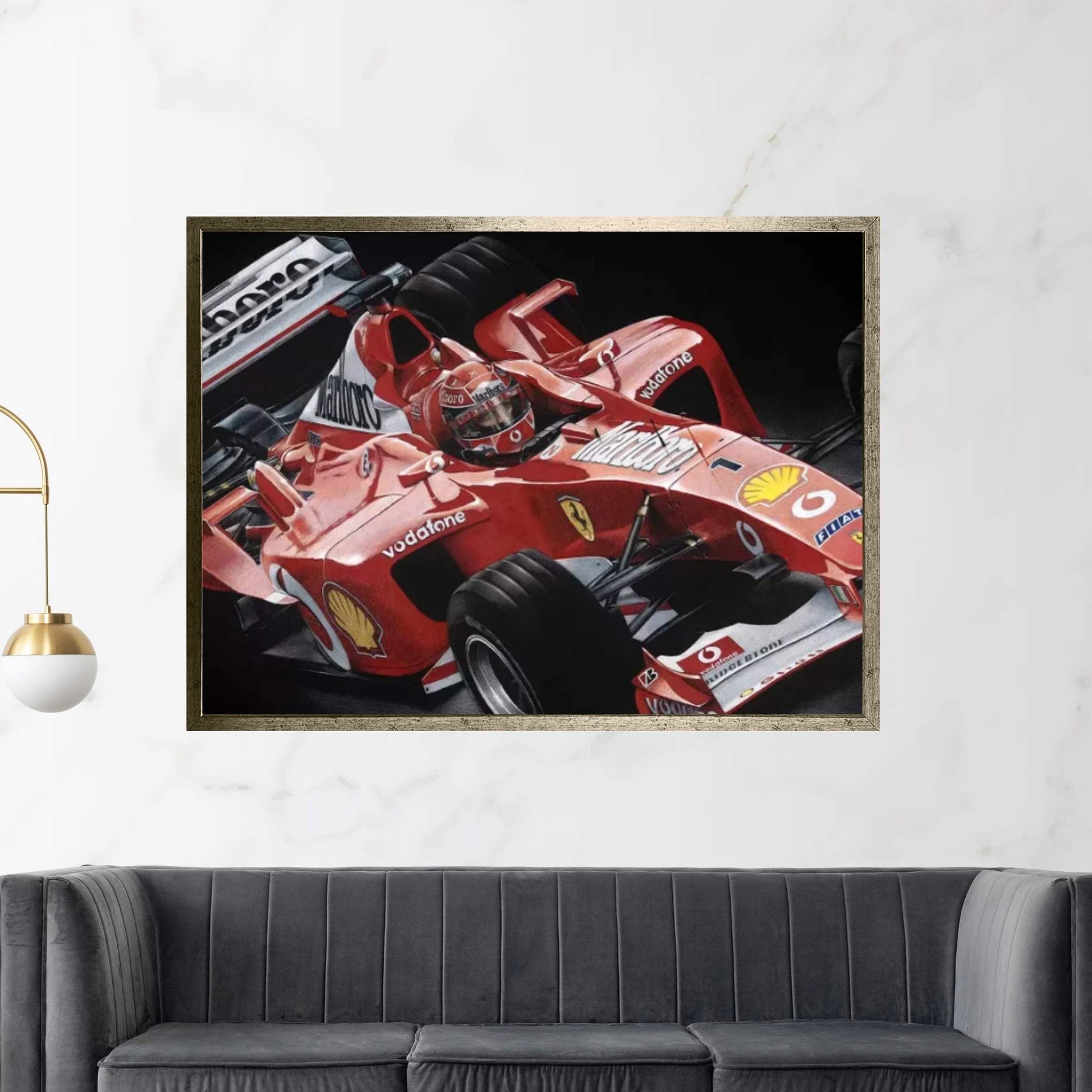 Schumacher Canvas Wall Art - Y Canvas